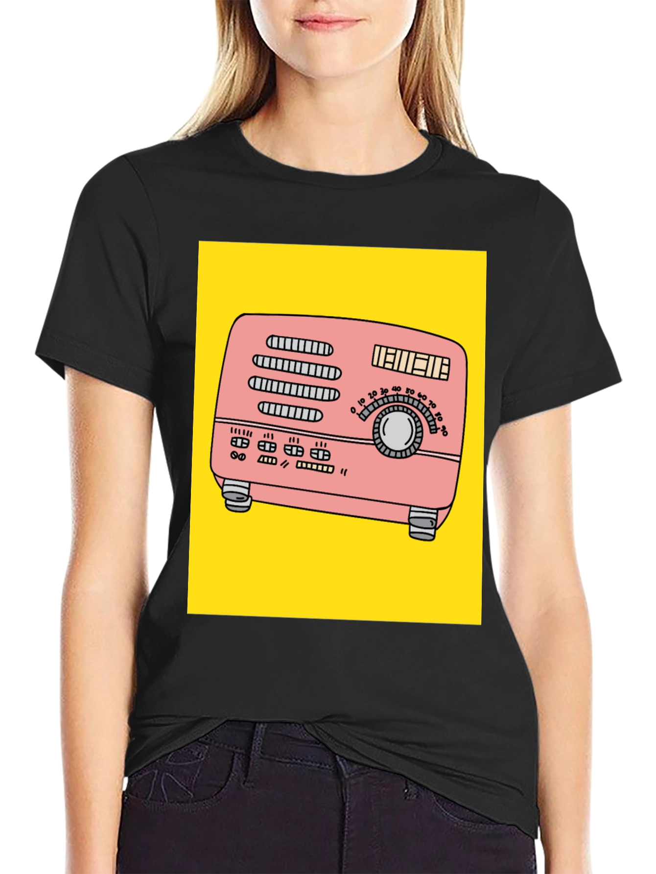 Retro Radio Graphic T-Shirt