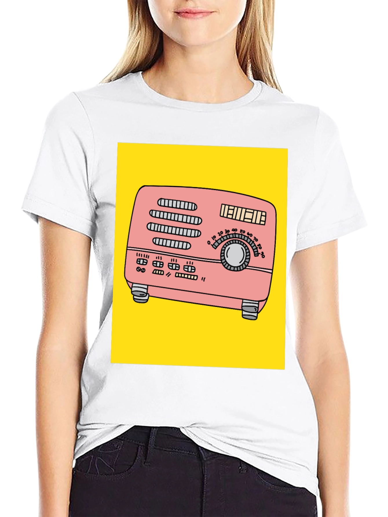 Retro Radio Graphic T-Shirt