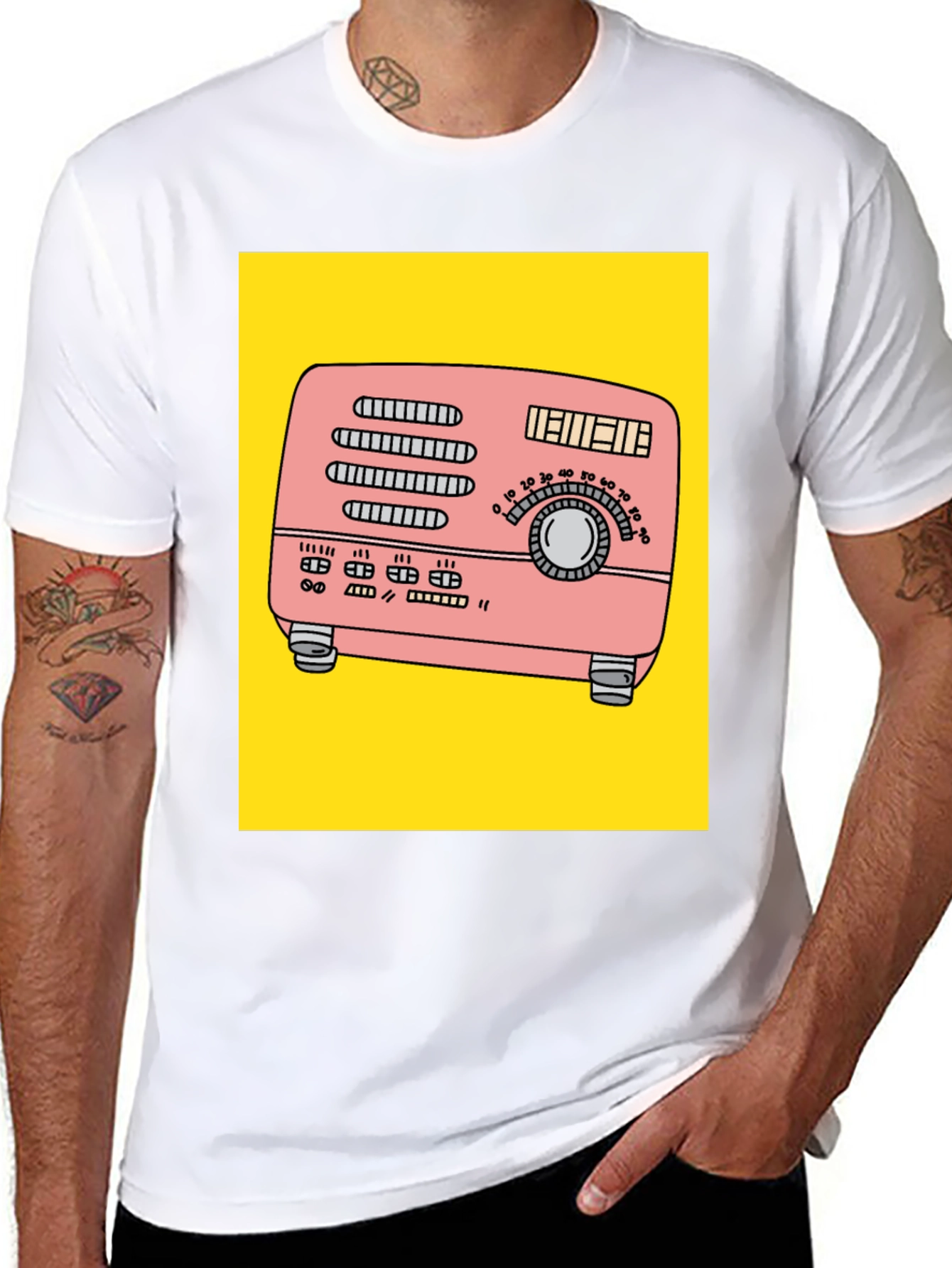 Retro Radio Graphic T-Shirt