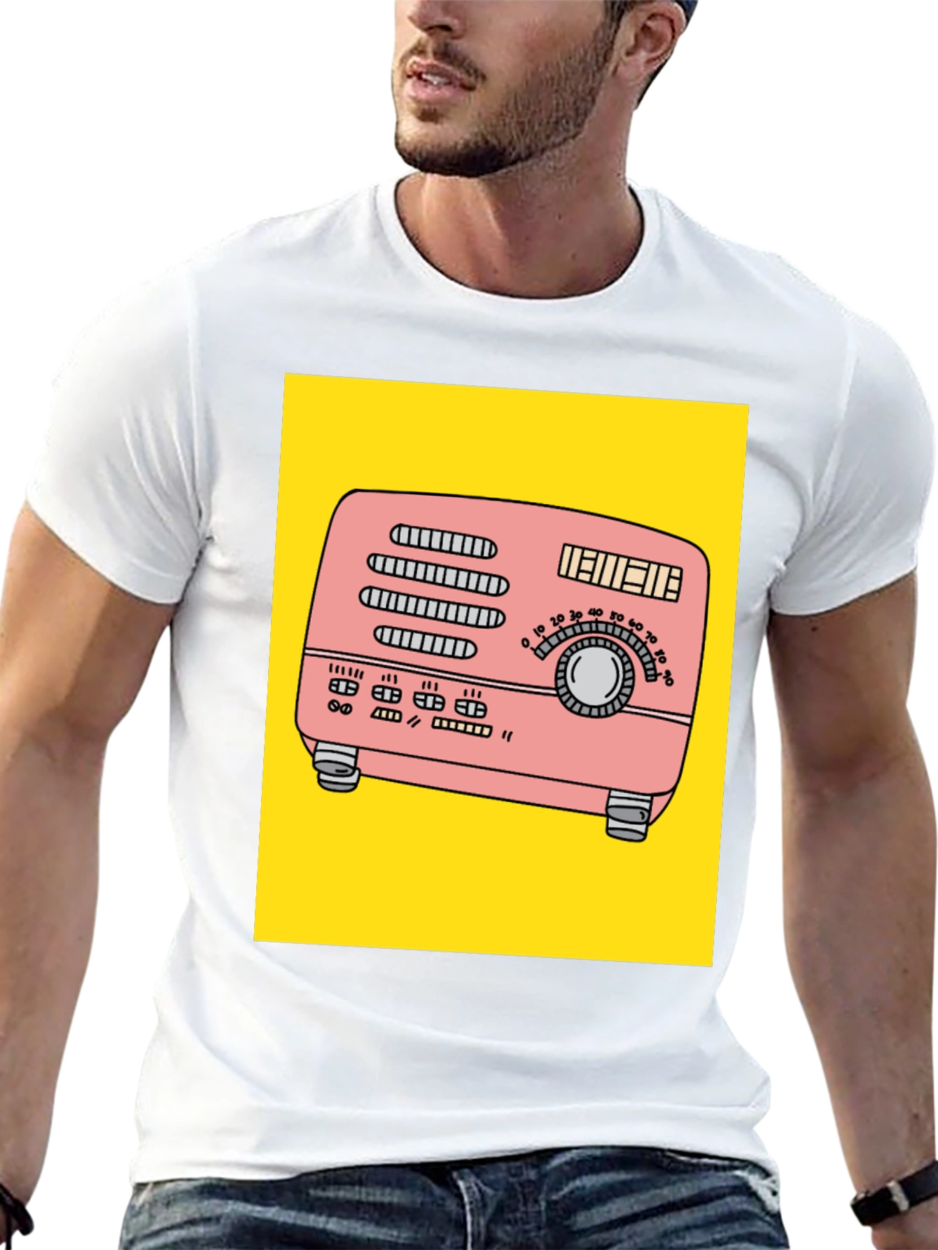 Retro Radio Graphic T-Shirt