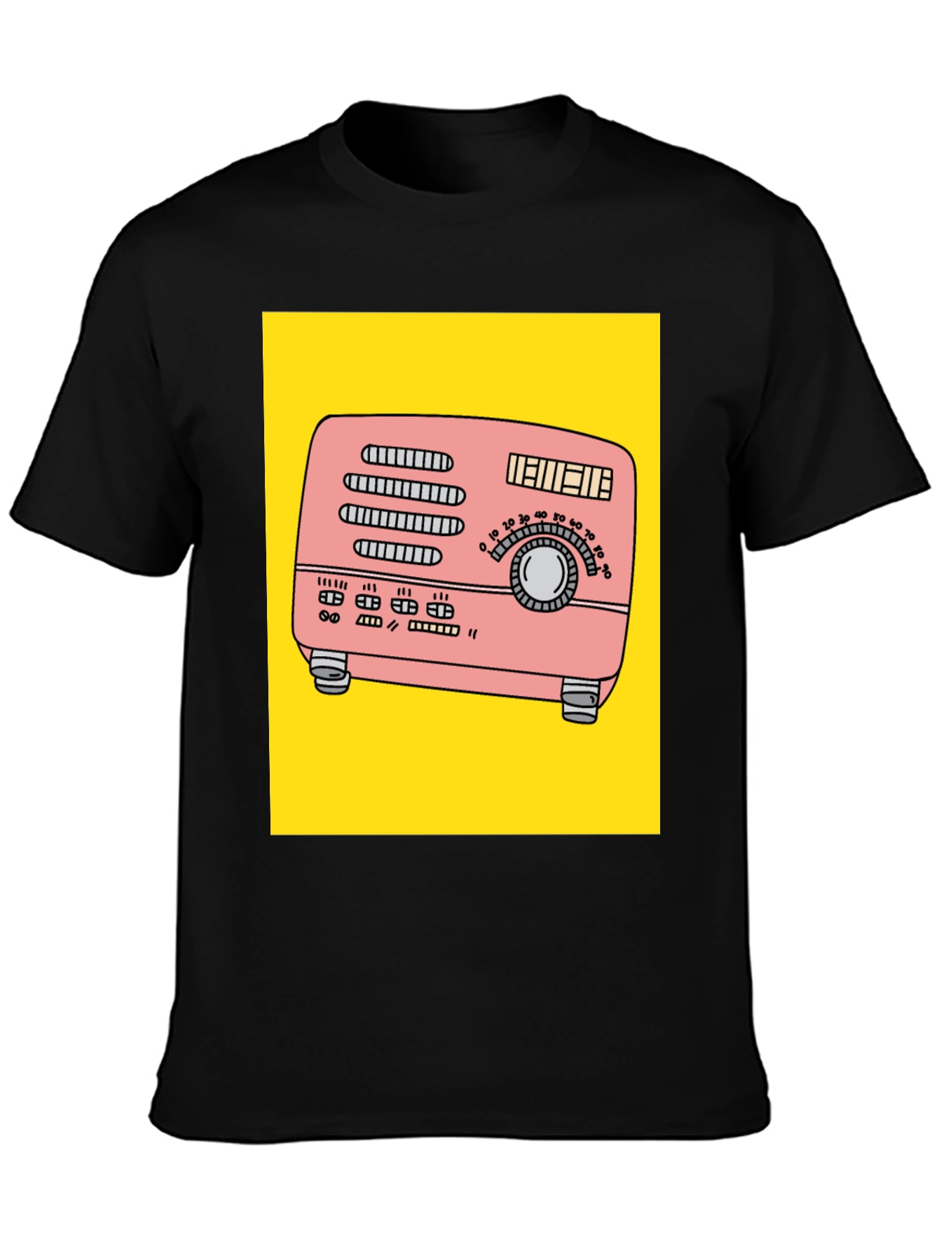 Retro Radio Graphic T-Shirt