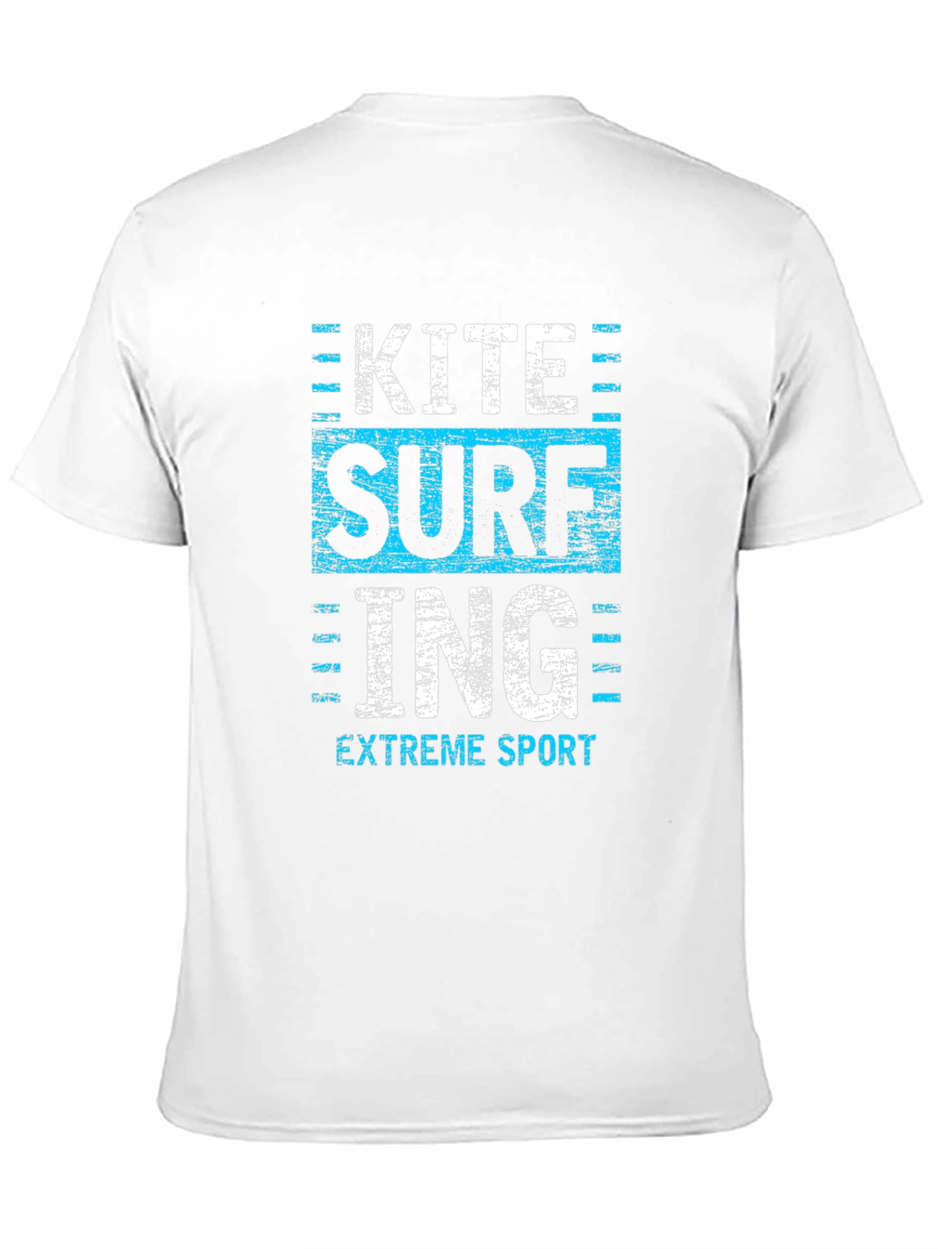Kite Surfing Extreme Sport Graphic Tee - Black