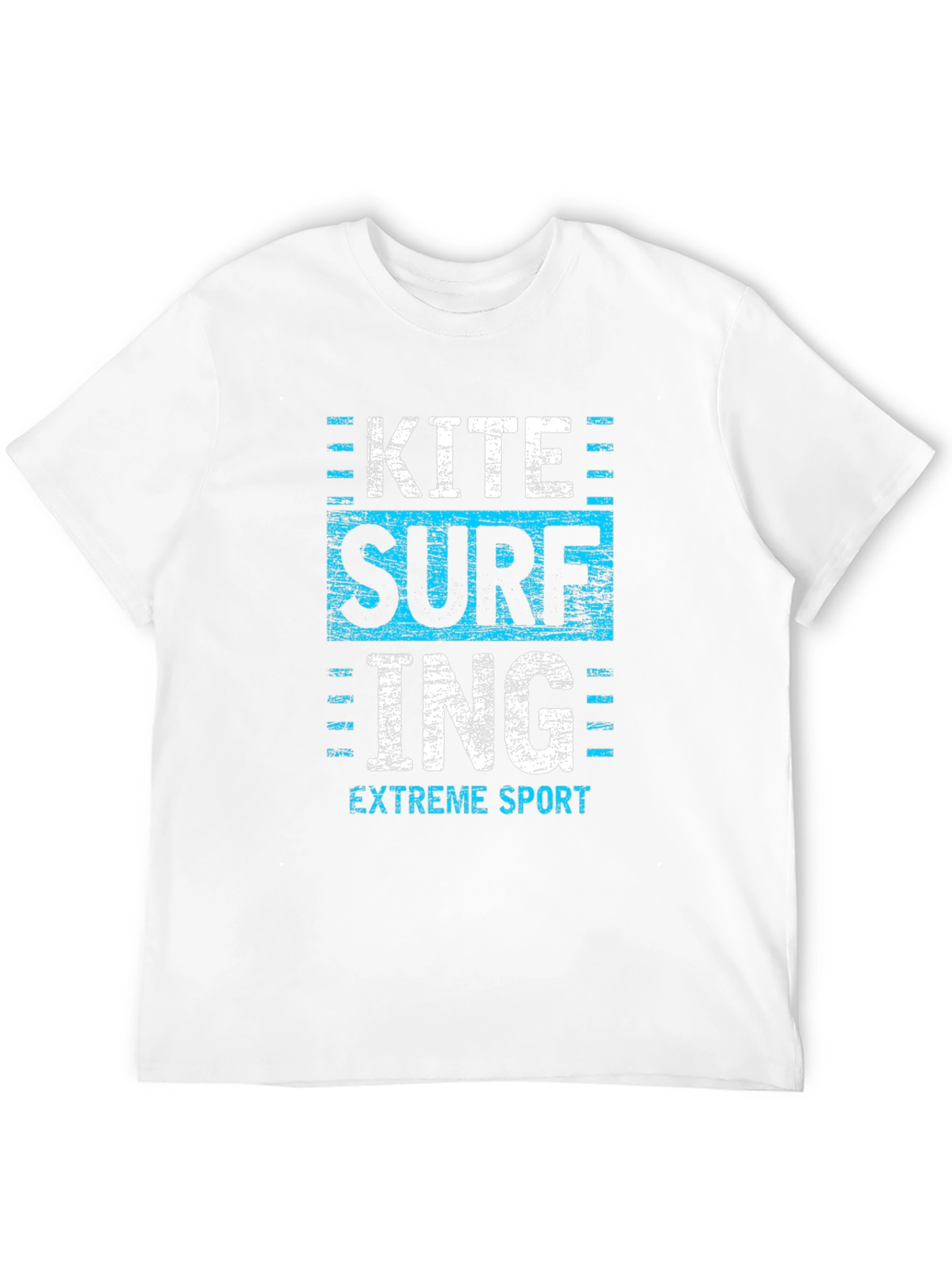 Kite Surfing Extreme Sport Graphic Tee - Black