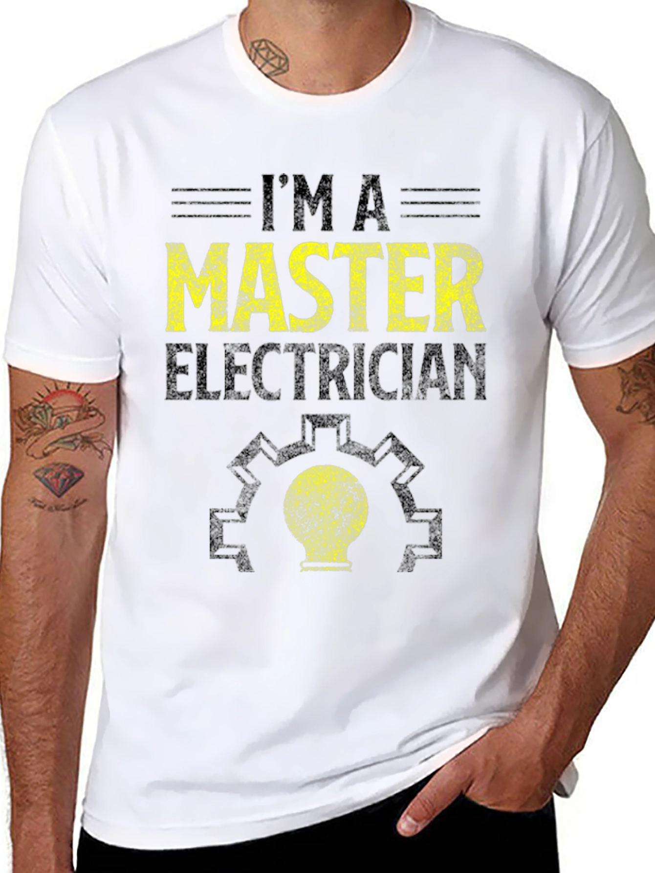Master Electrician T-Shirt -  Electrical Worker Tee