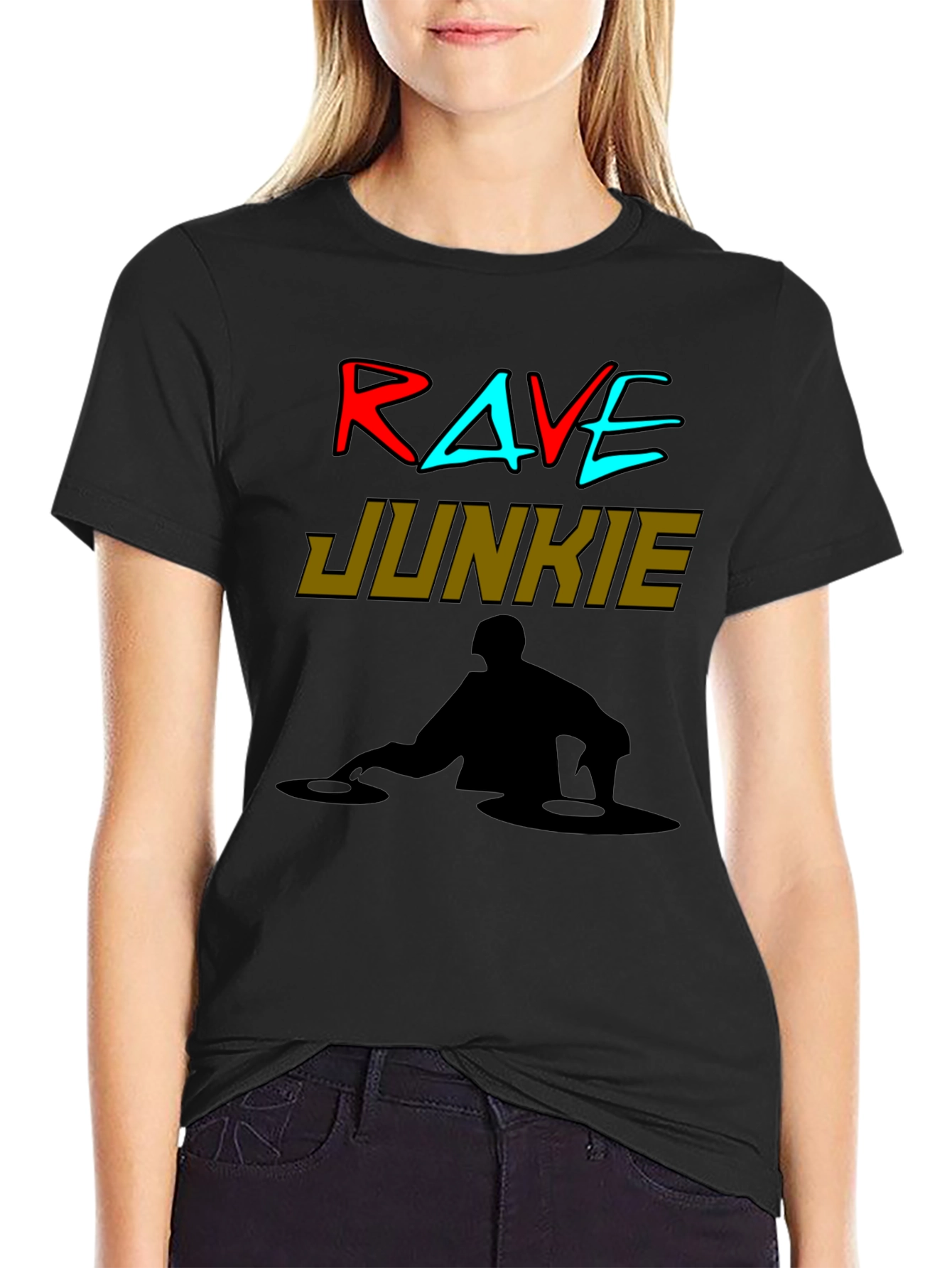 Rave Junkie DJ Graphic Tee