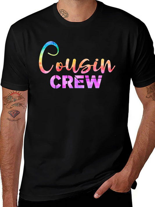 Cousin Crew Graphic Tee - Black T-Shirt