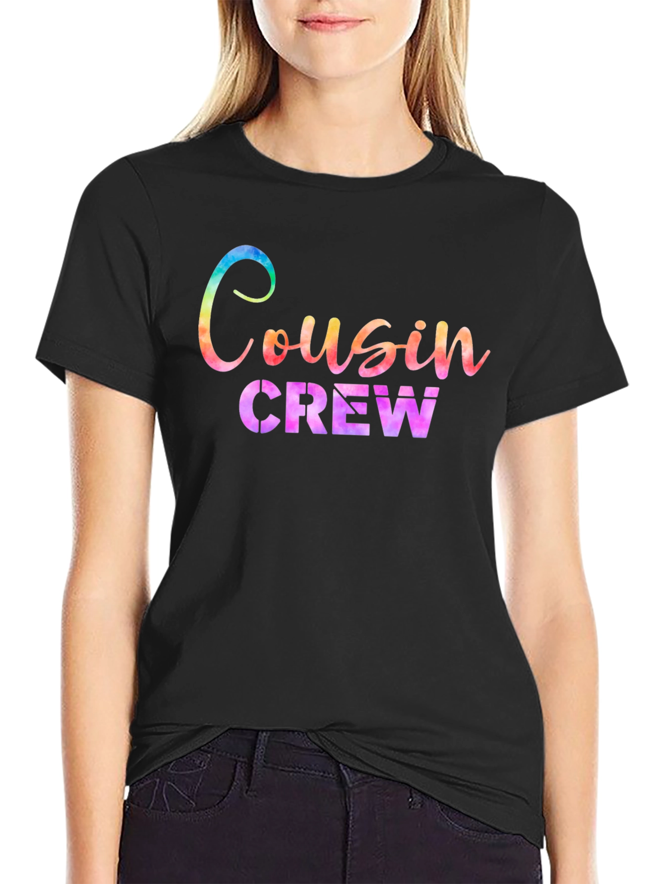 Cousin Crew Graphic Tee - Black T-Shirt