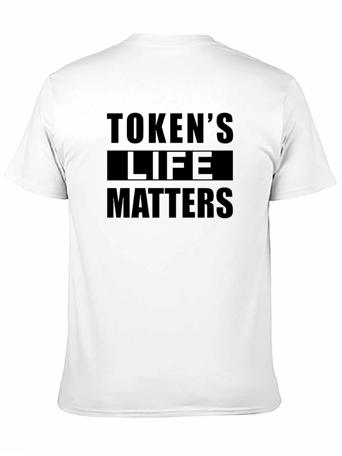 Tokens Life Matters Graphic Tee - Black Cotton T-Shirt