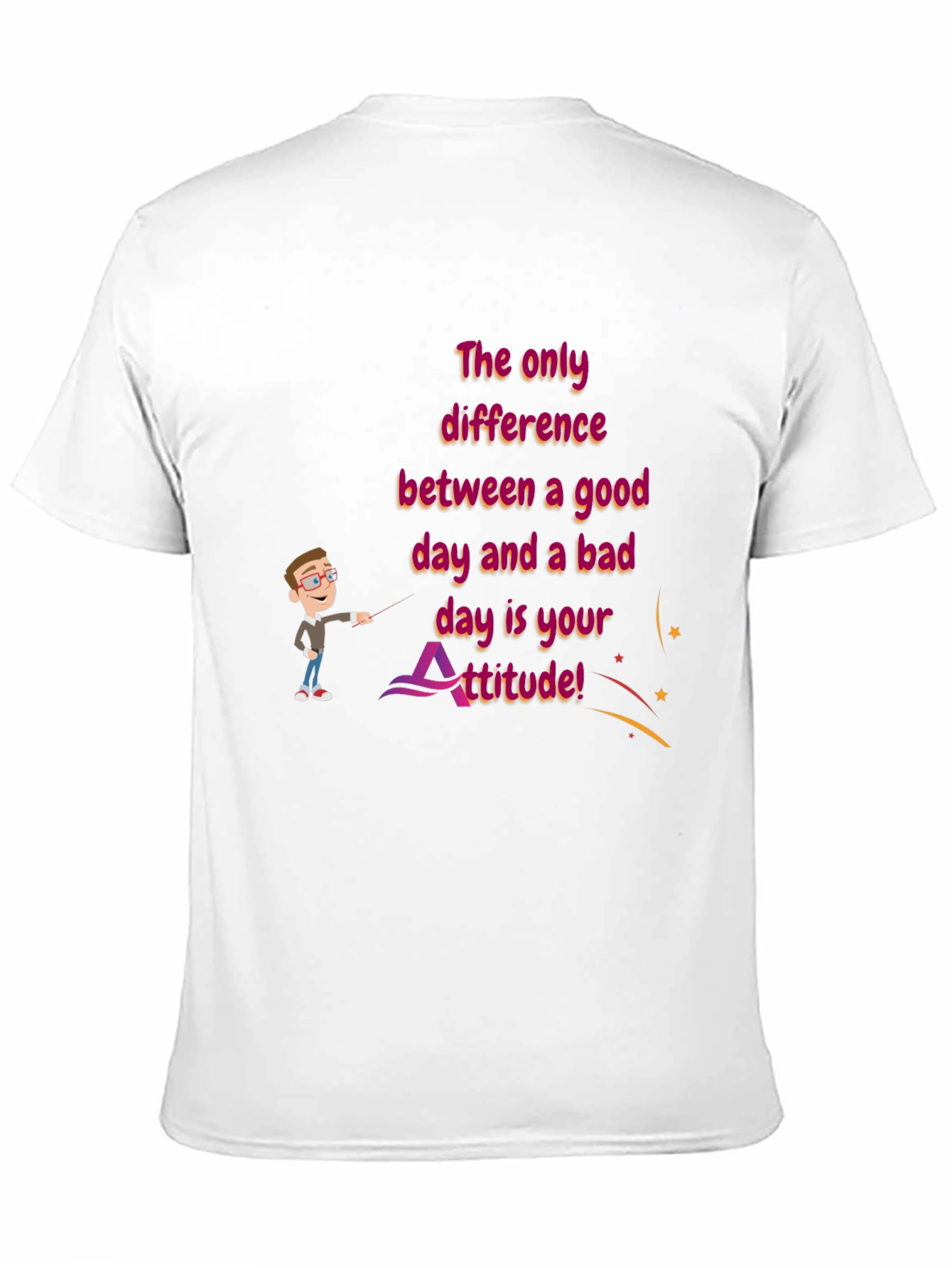 Attitude Graphic T-Shirt - Good Day Bad Day