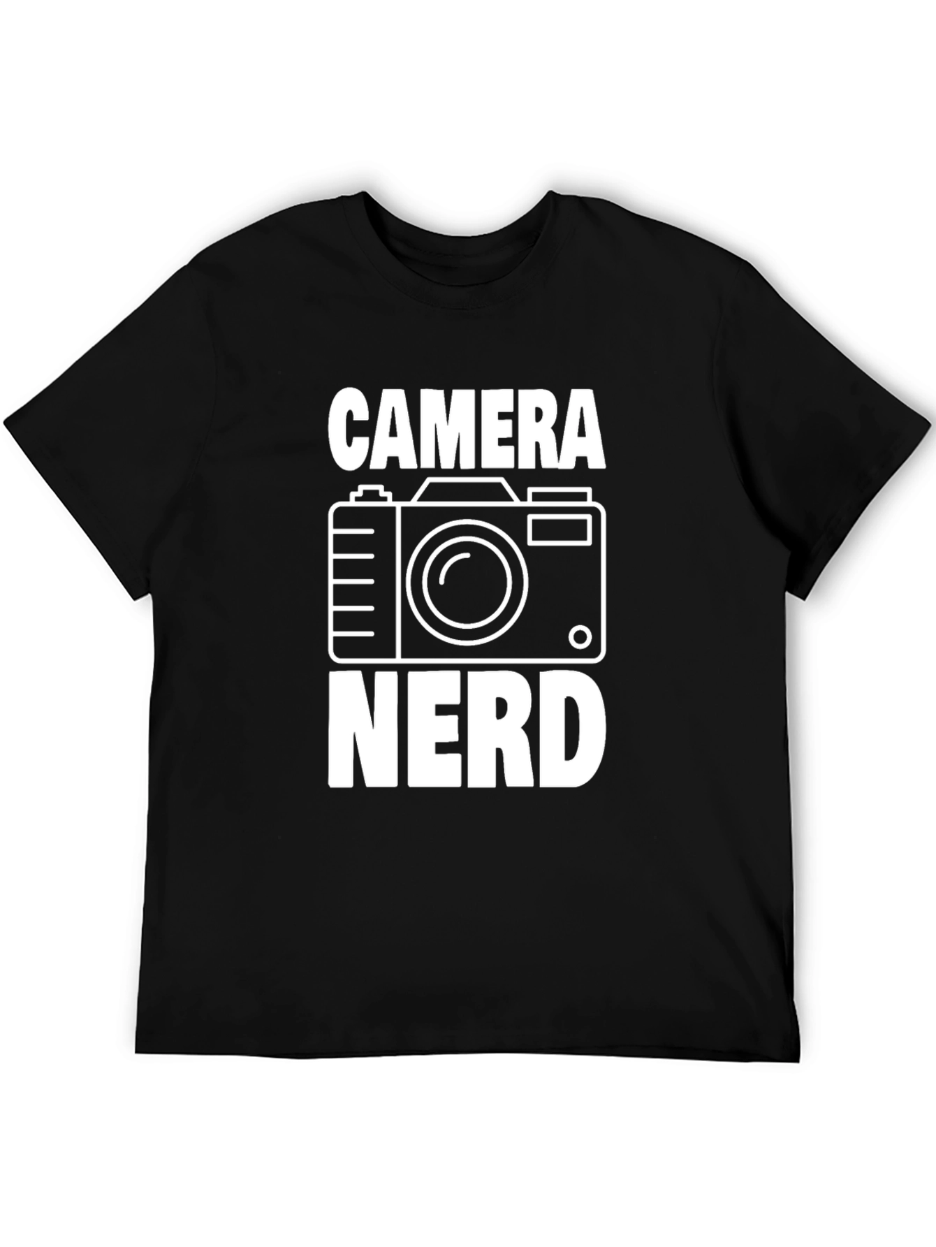 Camera Nerd Graphic T-Shirt - Photography Lover Tee