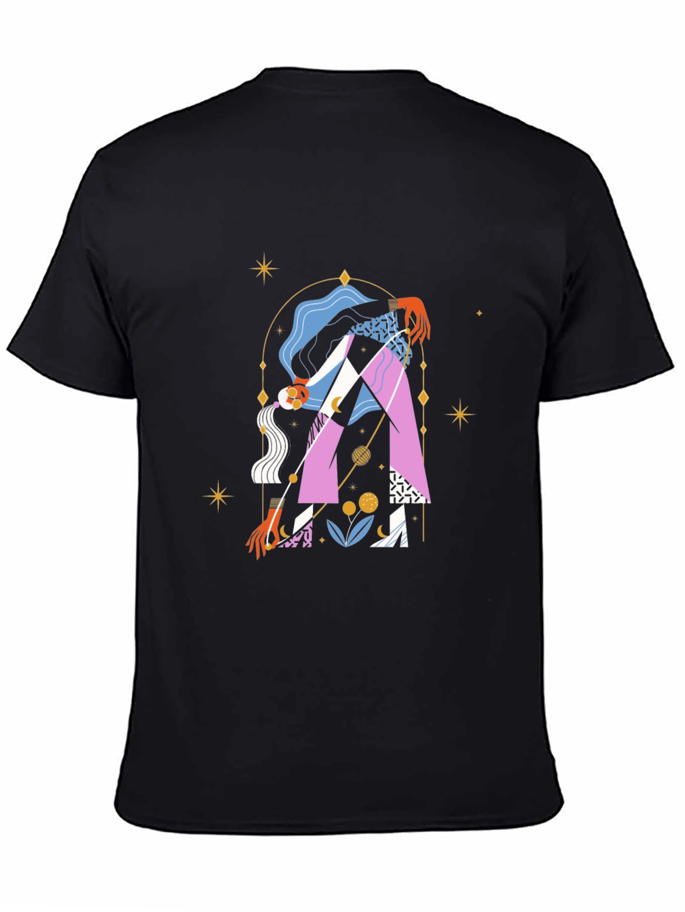 Abstract Graphic Tee - Unique Artistic Design