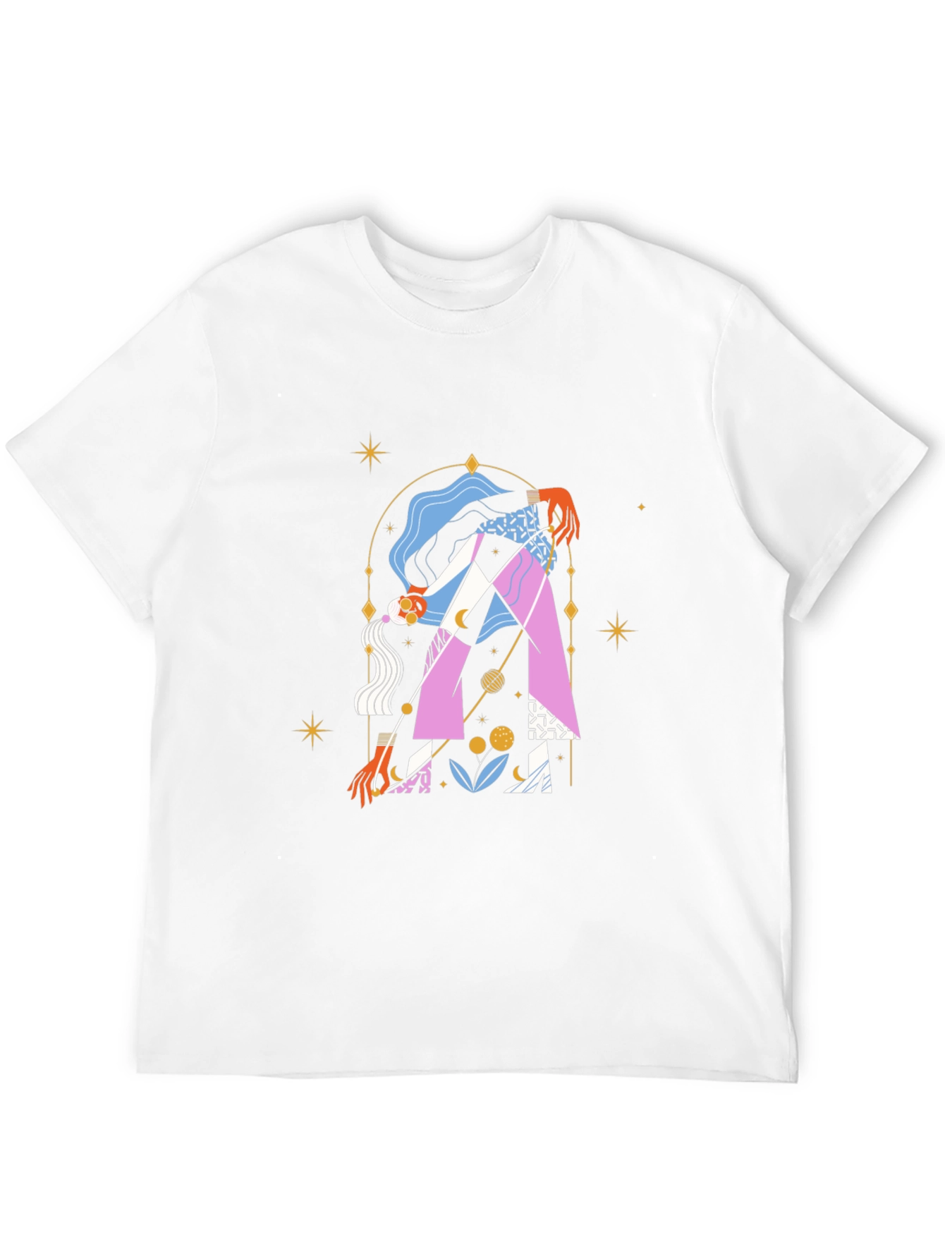Abstract Graphic Tee - Unique Artistic Design