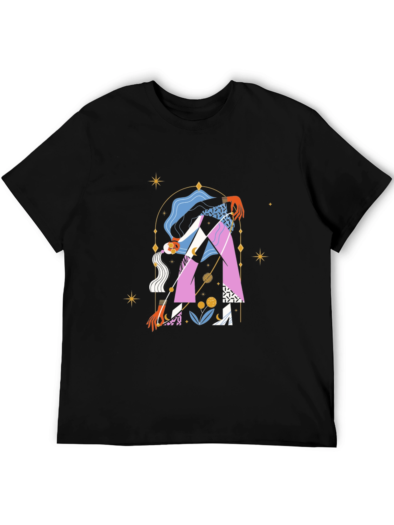 Abstract Graphic Tee - Unique Artistic Design