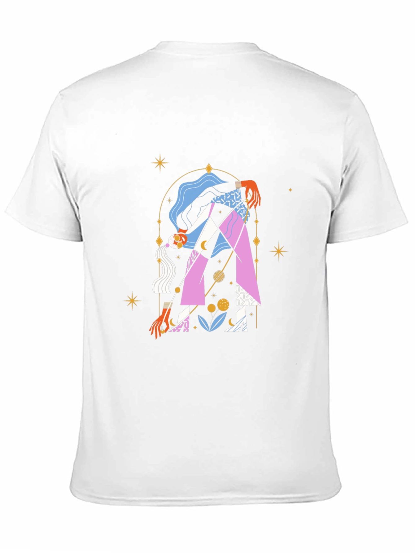 Abstract Graphic Tee - Unique Artistic Design