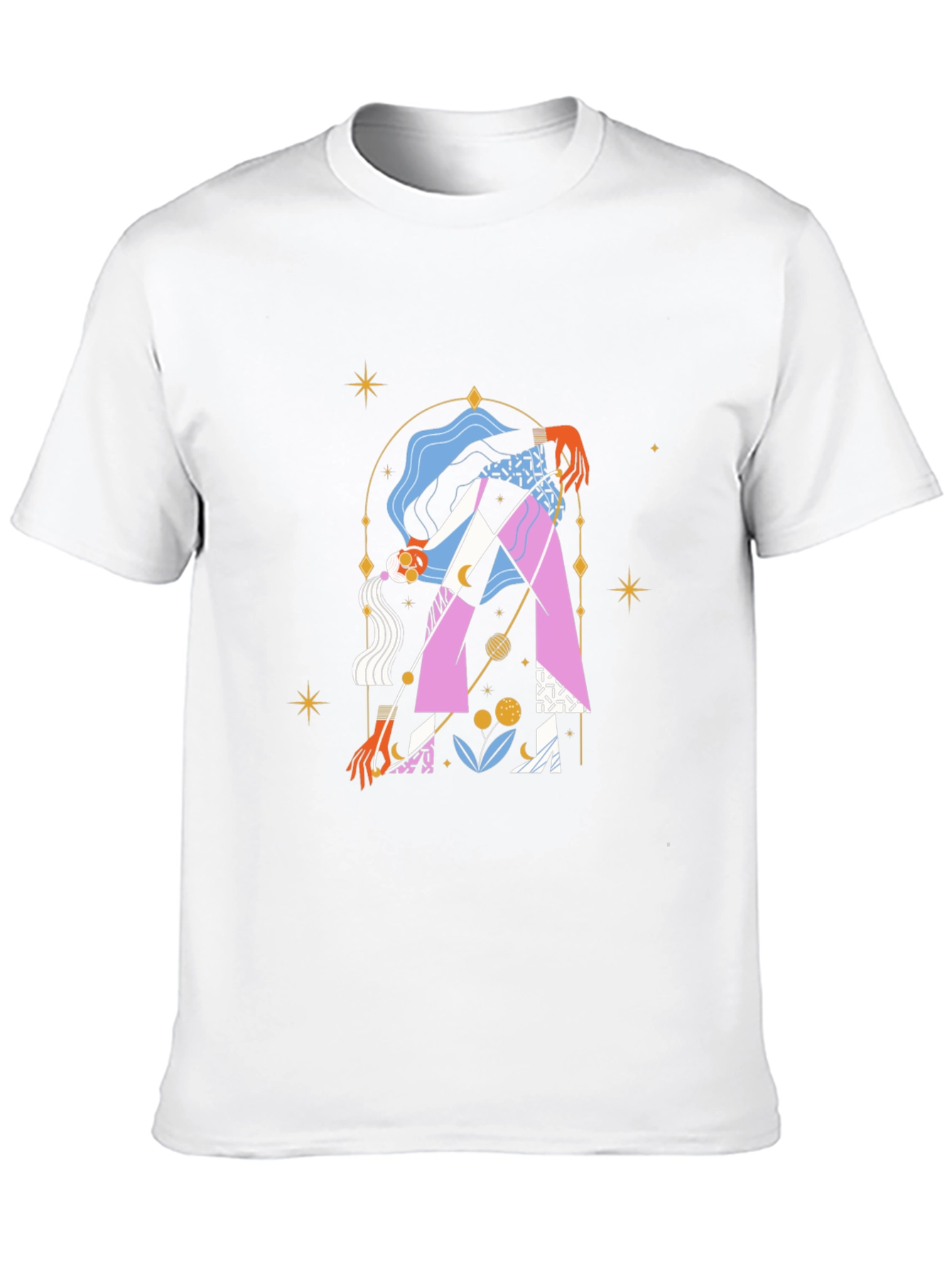 Abstract Graphic Tee - Unique Artistic Design