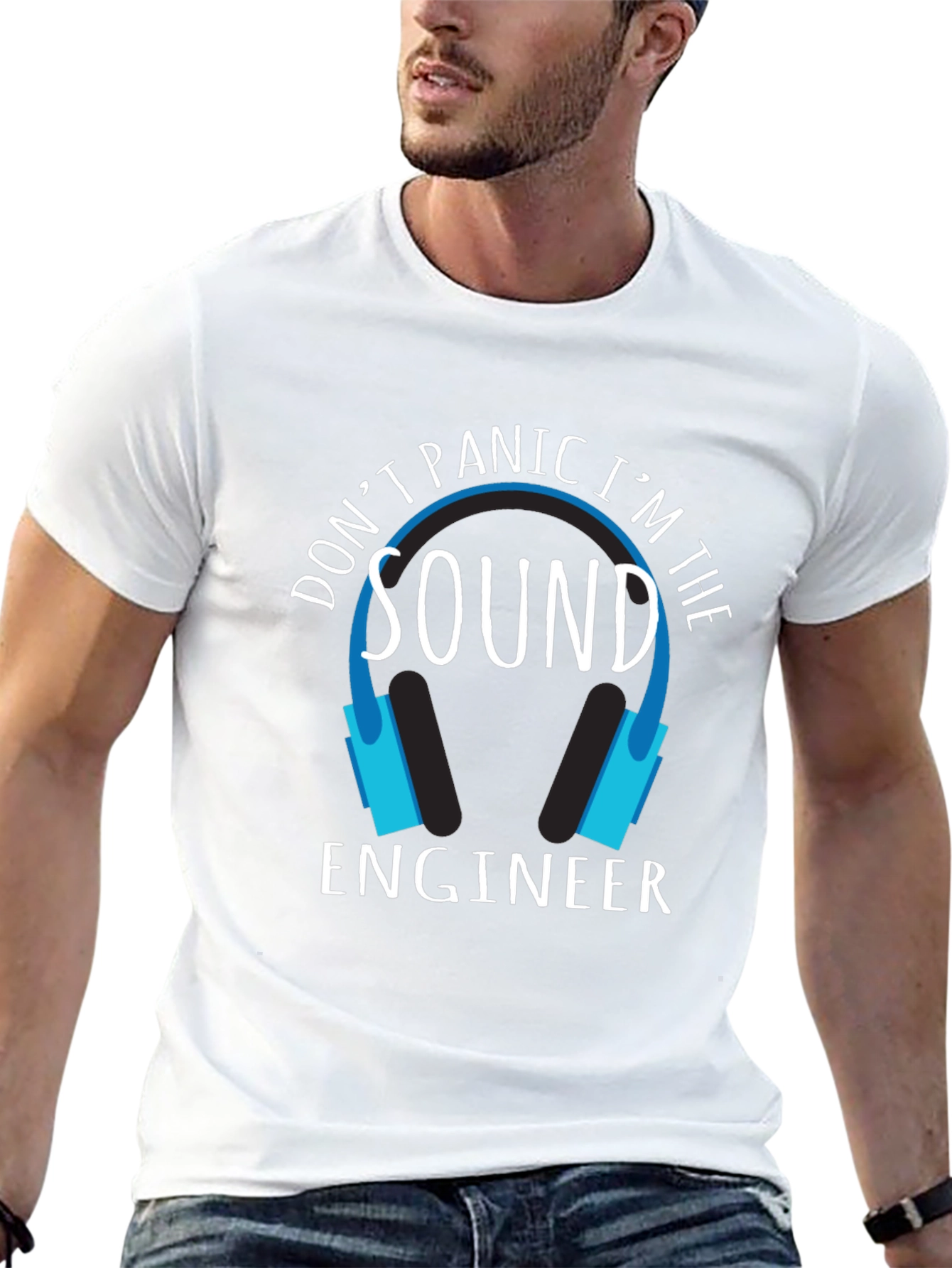 Sound Engineer T-Shirt - Dont Panic
