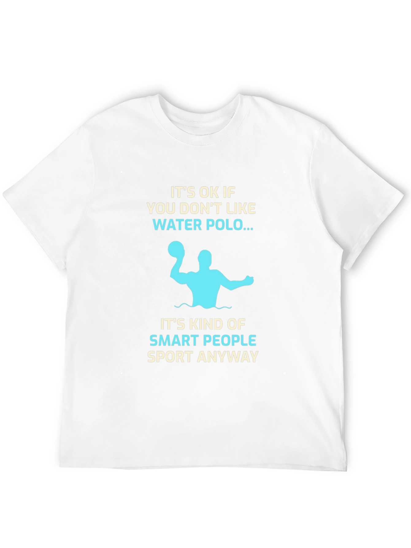 Funny Water Polo T-Shirt: Smart People Sport Tee