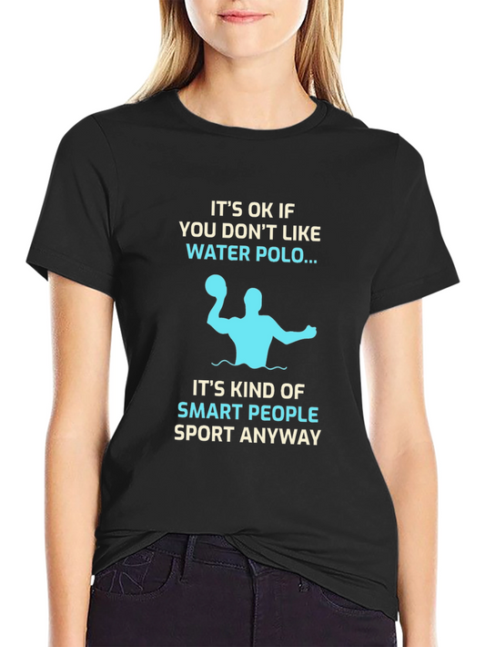 Funny Water Polo T-Shirt: Smart People Sport Tee