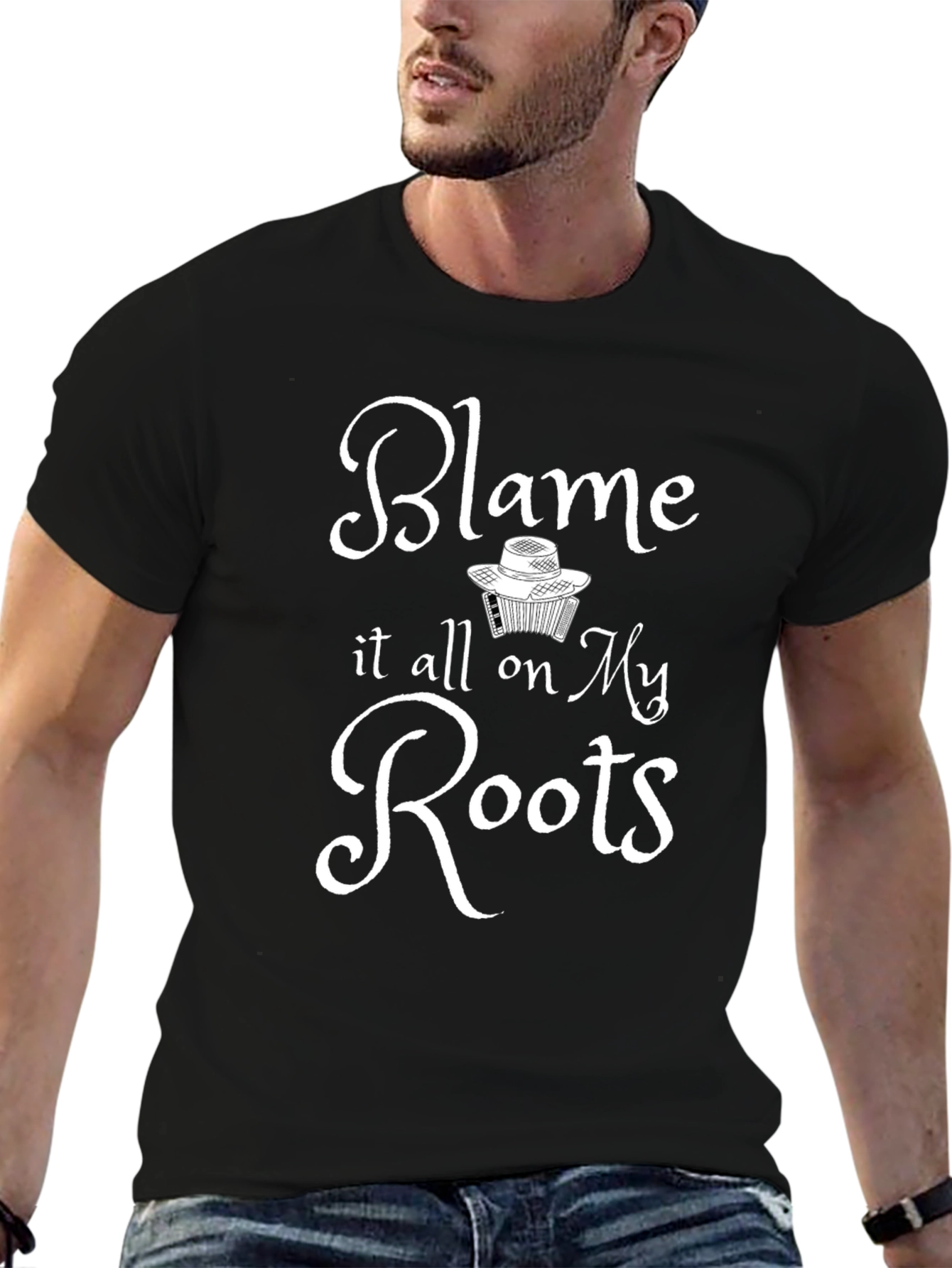 Blame It on My Roots Graphic Tee