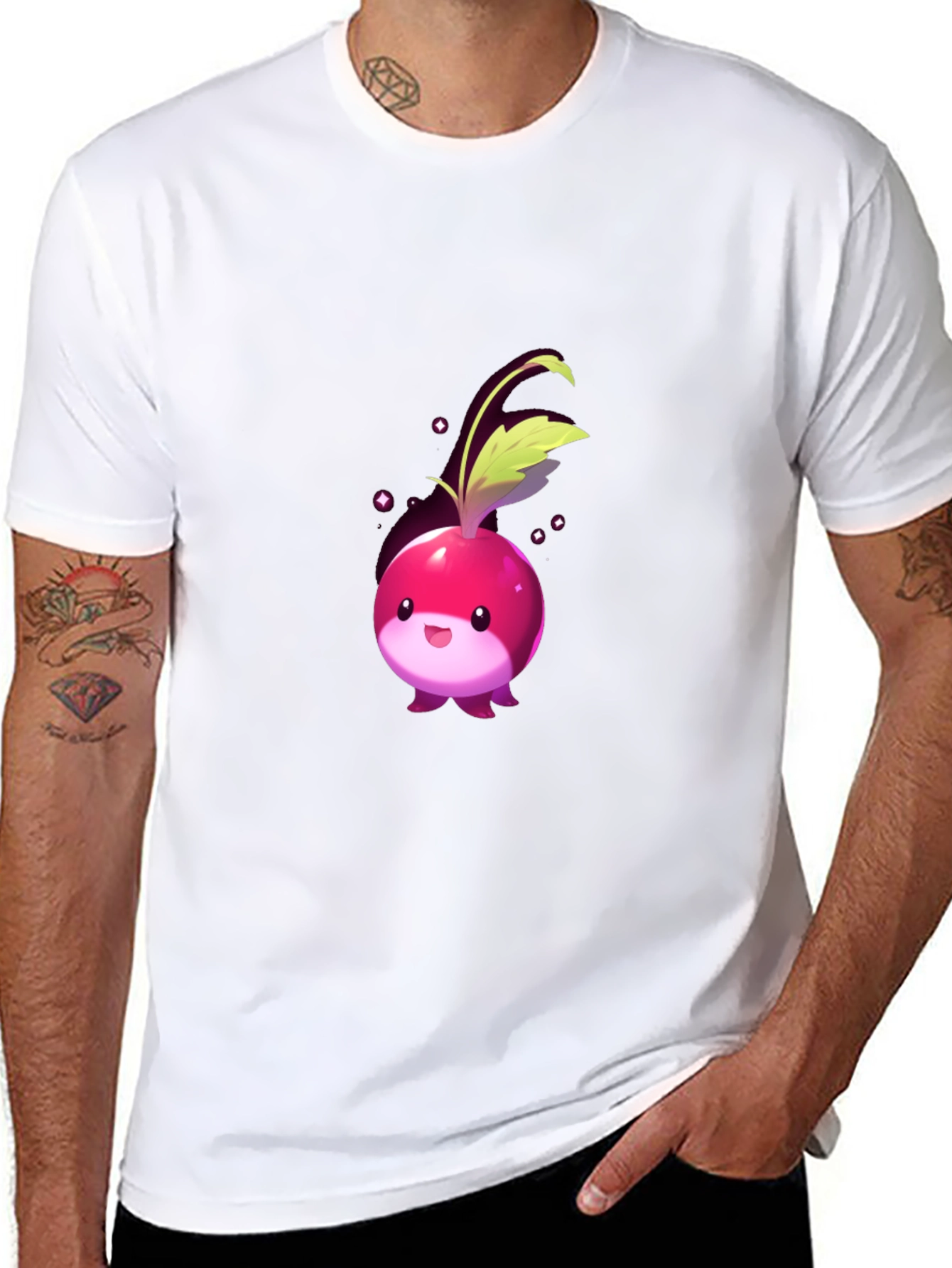 Cute Radish Graphic Tee