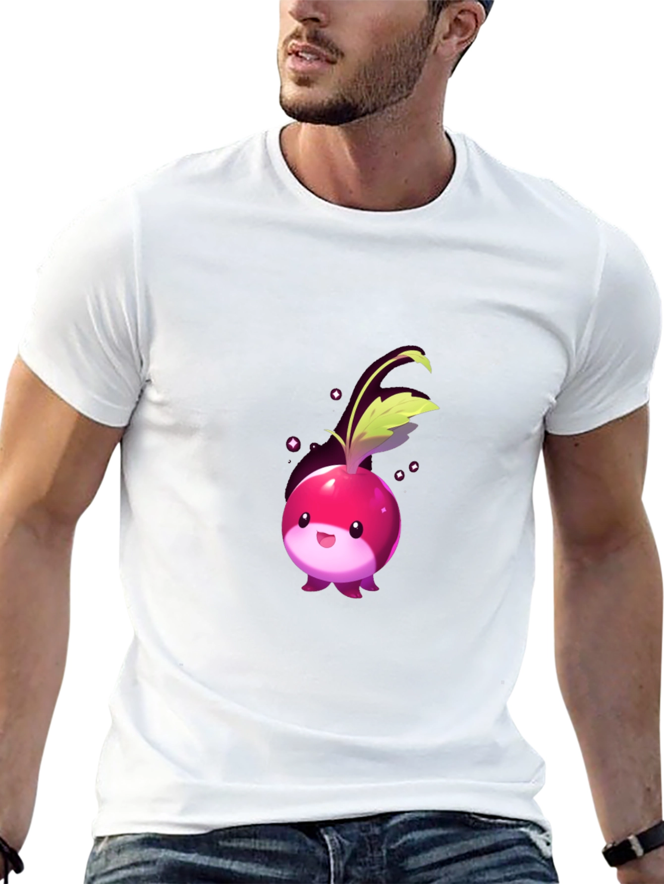 Cute Radish Graphic Tee