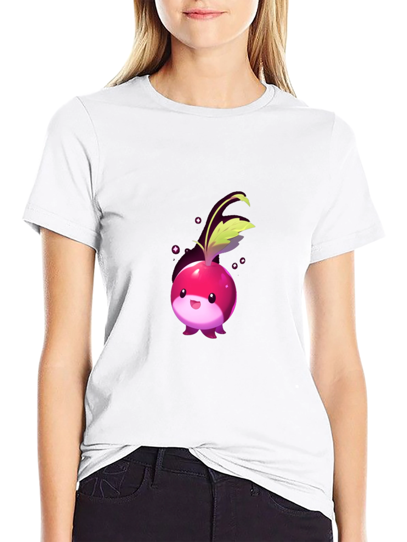 Cute Radish Graphic Tee