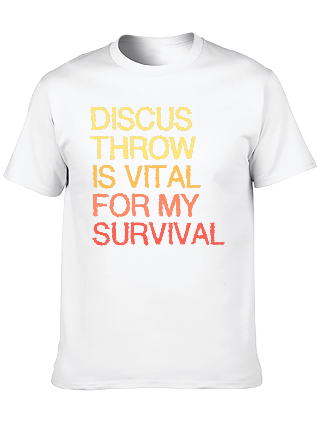 Discus Throw Survival T-Shirt | Athletic Inspired Tee