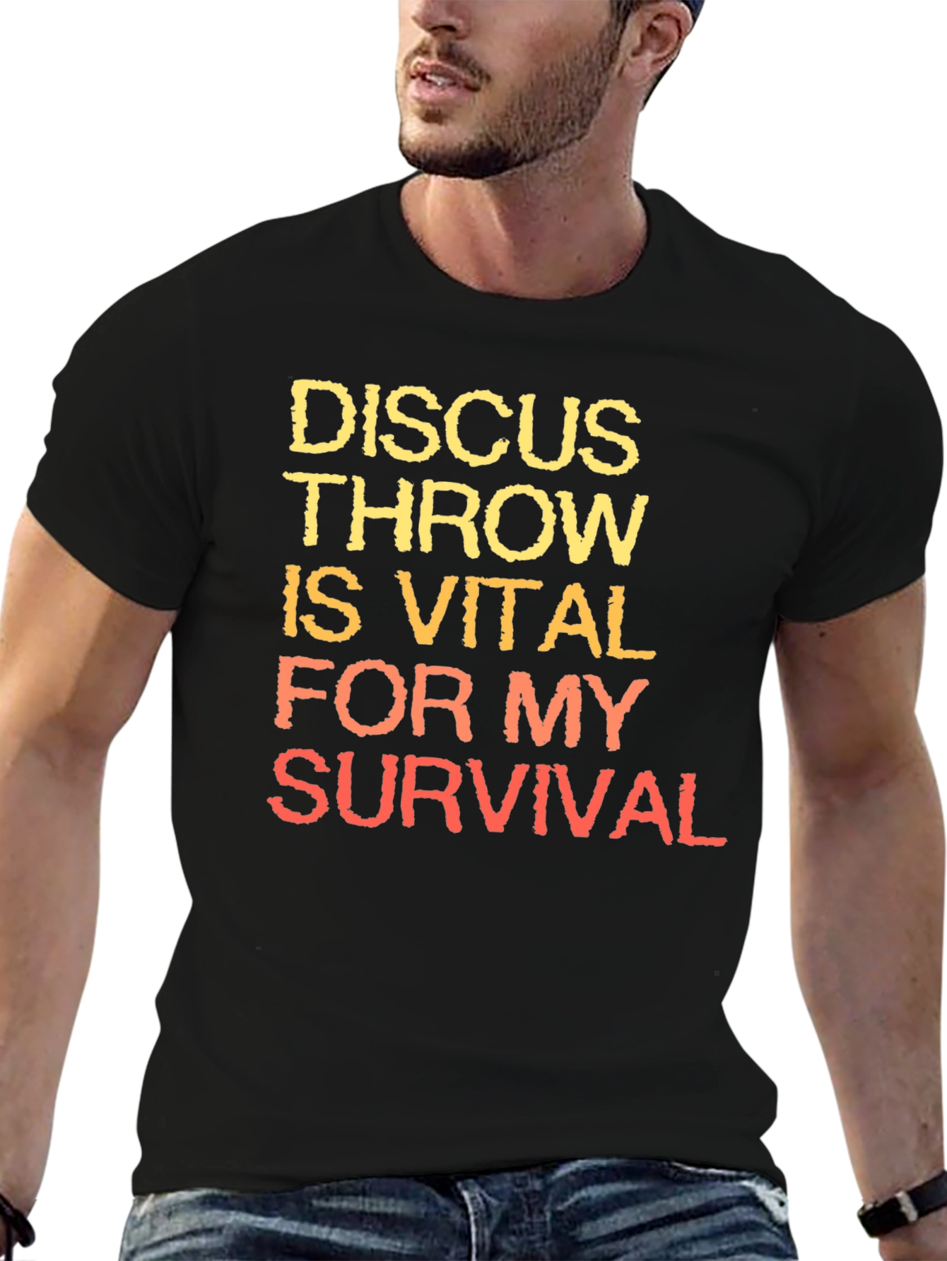 Discus Throw Survival T-Shirt | Athletic Inspired Tee