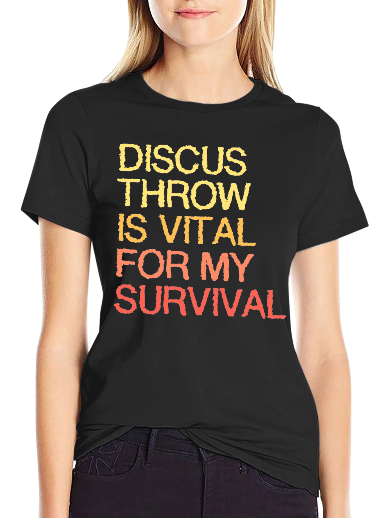 Discus Throw Survival T-Shirt | Athletic Inspired Tee
