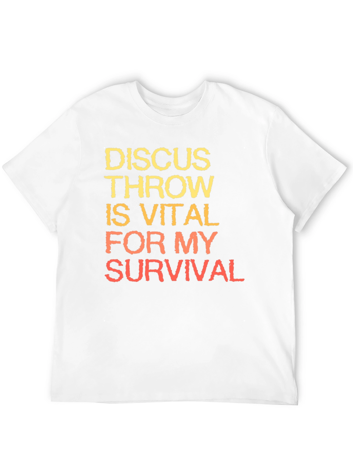 Discus Throw Survival T-Shirt | Athletic Inspired Tee