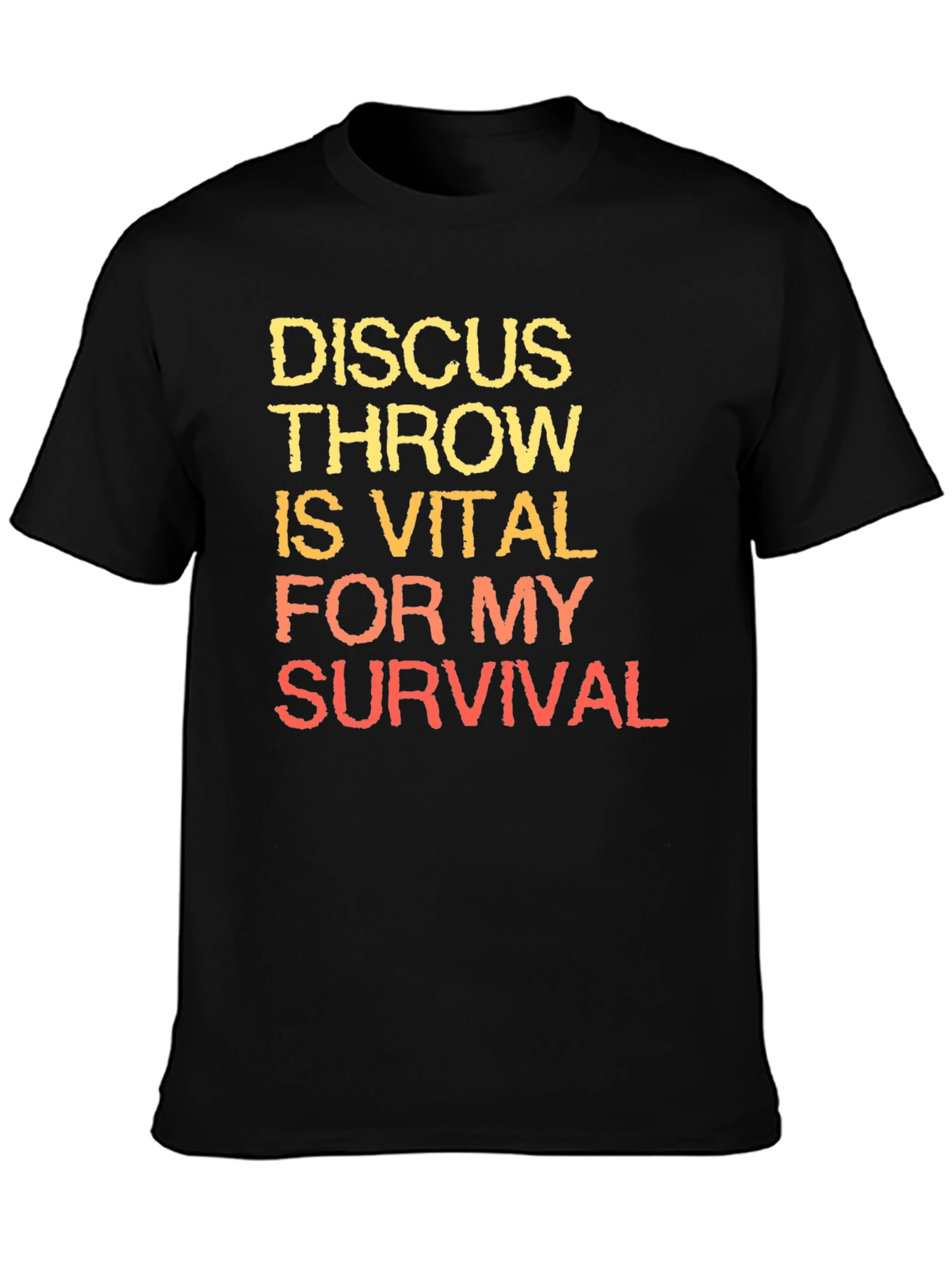 Discus Throw Survival T-Shirt | Athletic Inspired Tee