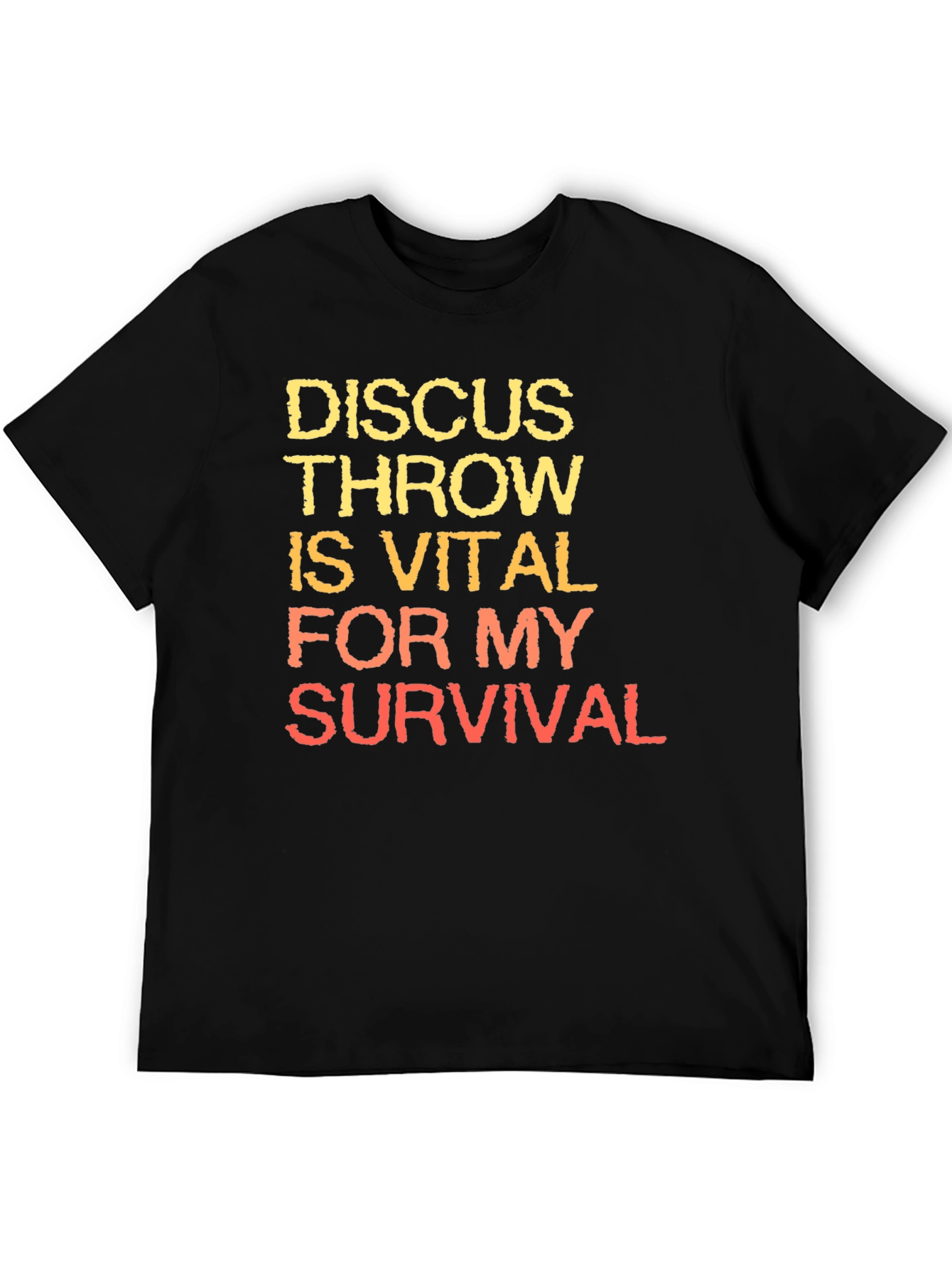 Discus Throw Survival T-Shirt | Athletic Inspired Tee