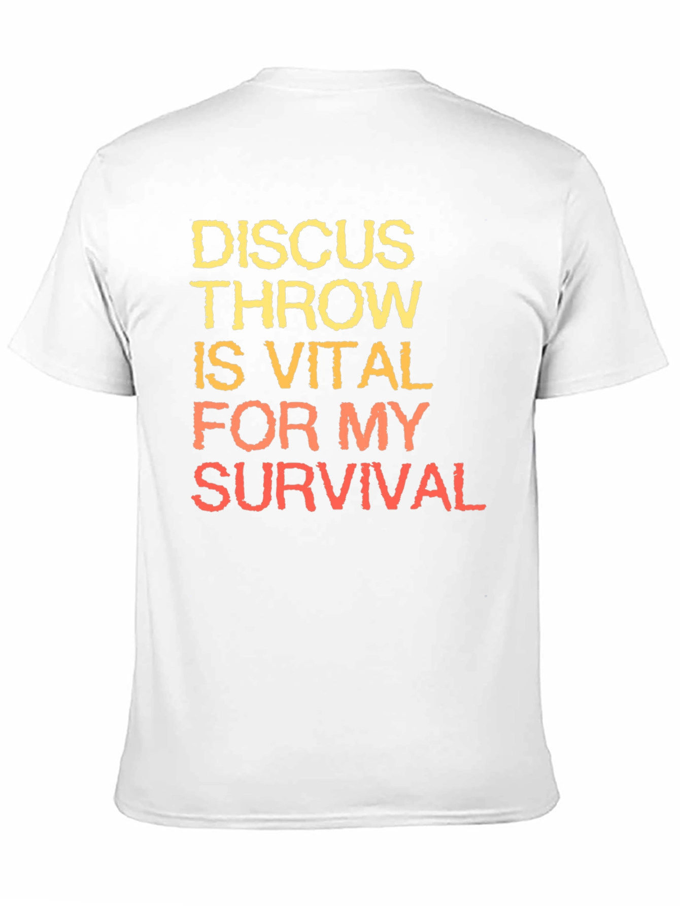 Discus Throw Survival T-Shirt | Athletic Inspired Tee