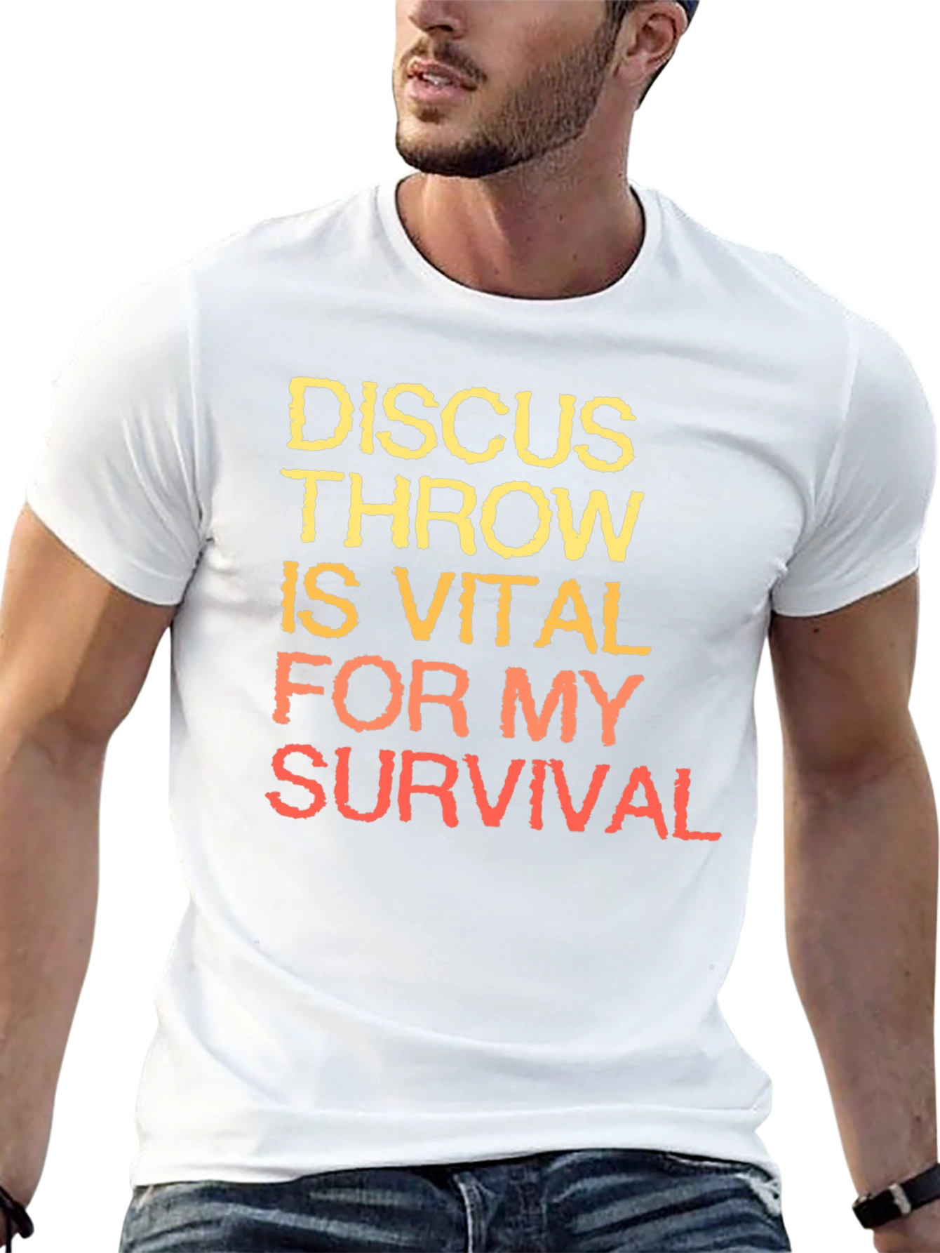 Discus Throw Survival T-Shirt | Athletic Inspired Tee