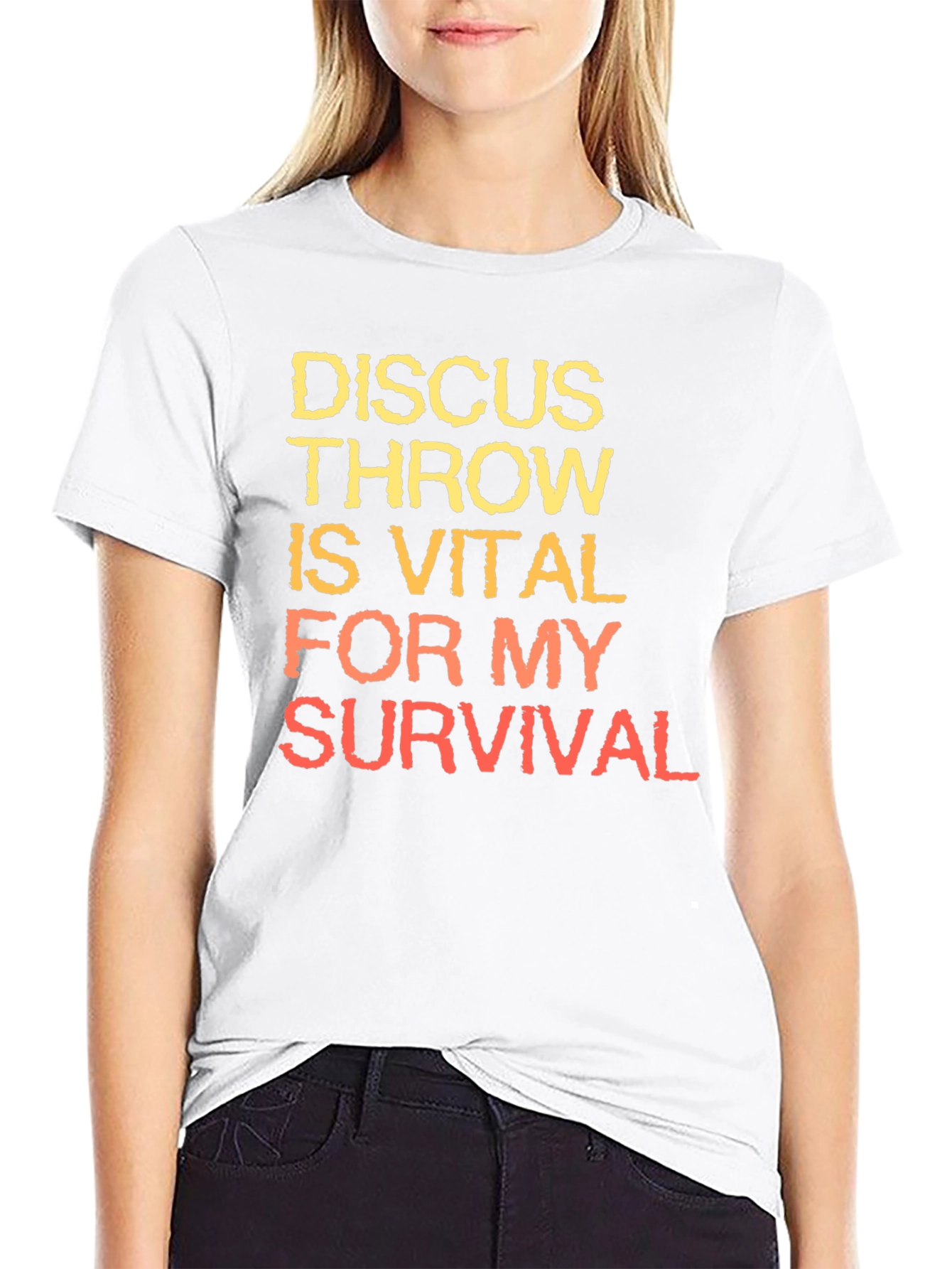Discus Throw Survival T-Shirt | Athletic Inspired Tee