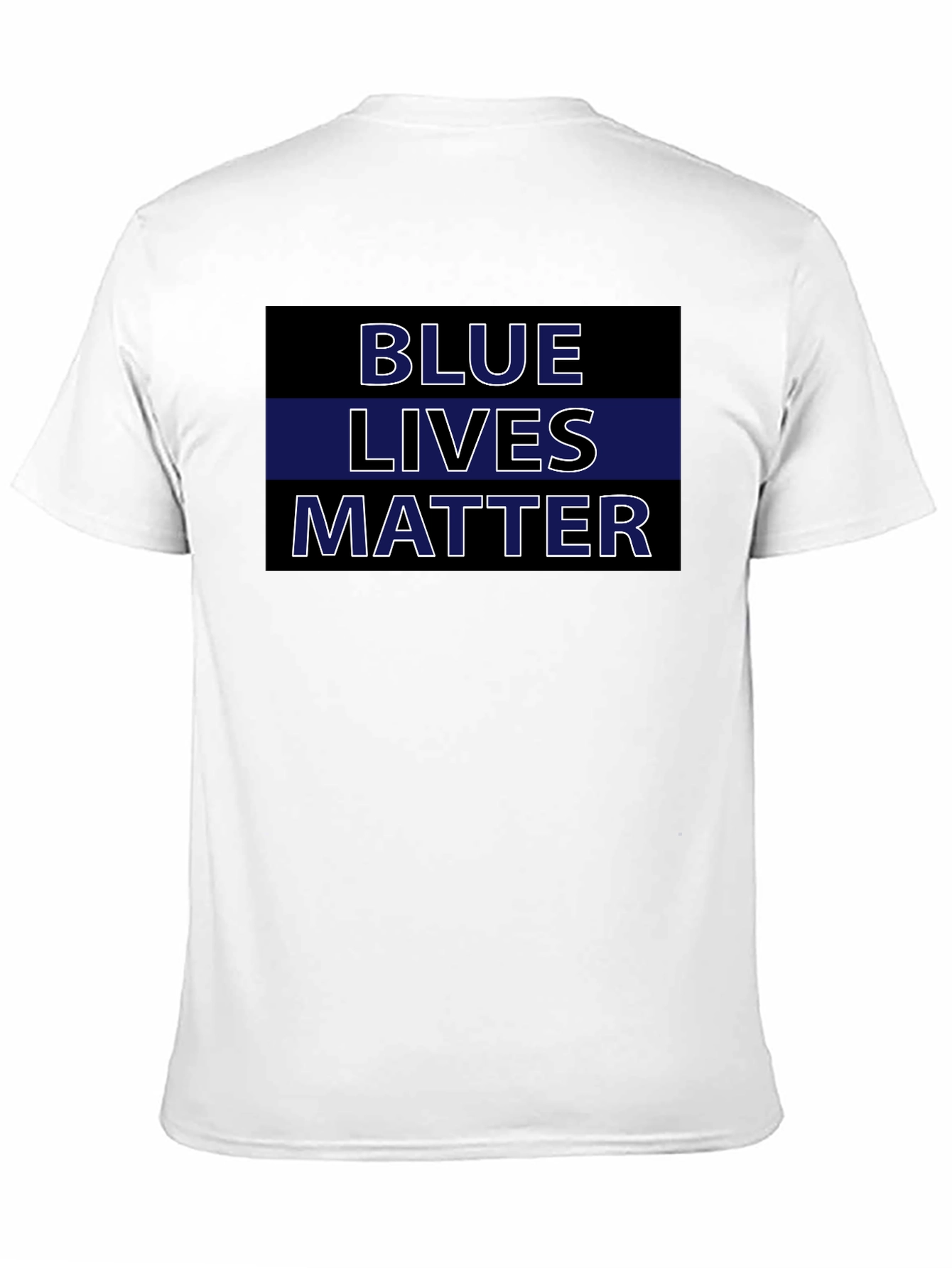 Blue Lives Matter T-Shirt - Black