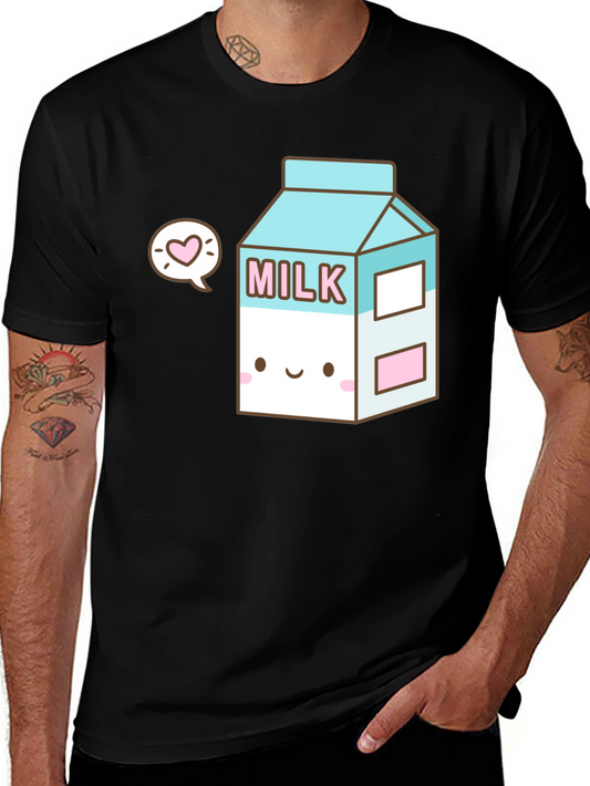 Kawaii Milk Carton T-Shirt - Cute & Unique Design
