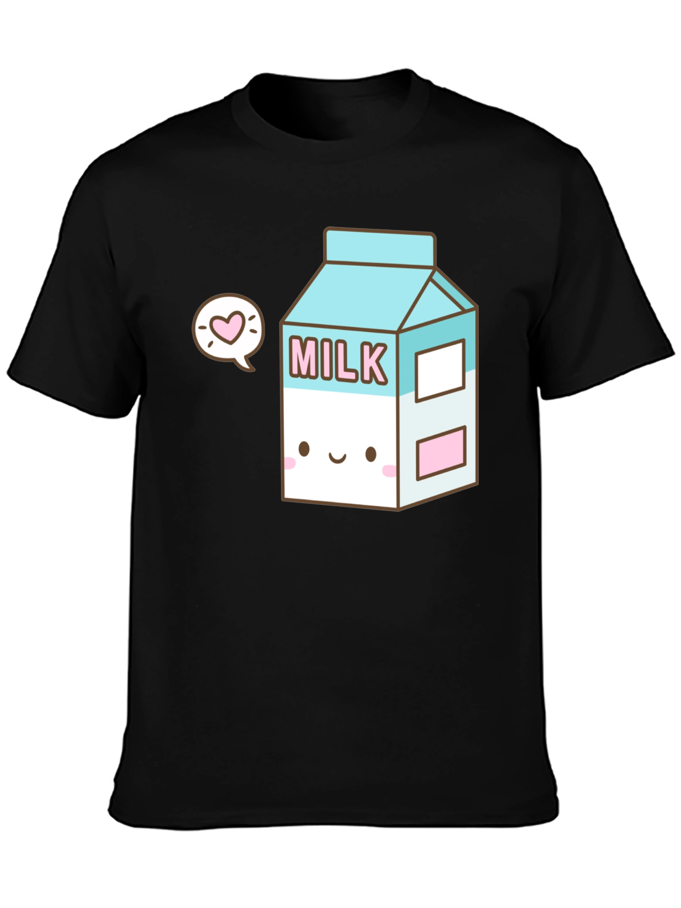 Kawaii Milk Carton T-Shirt - Cute & Unique Design