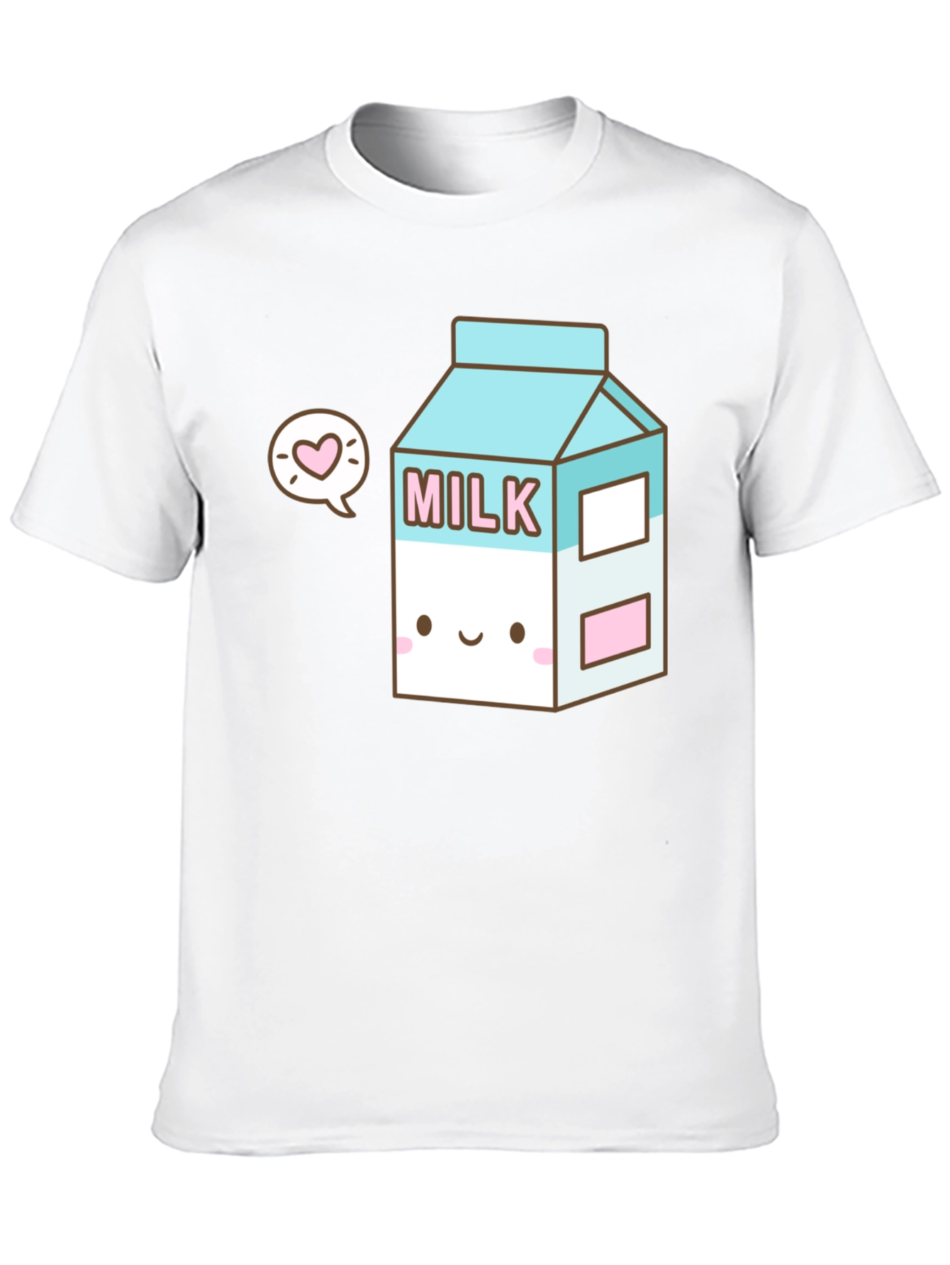 Kawaii Milk Carton T-Shirt - Cute & Unique Design