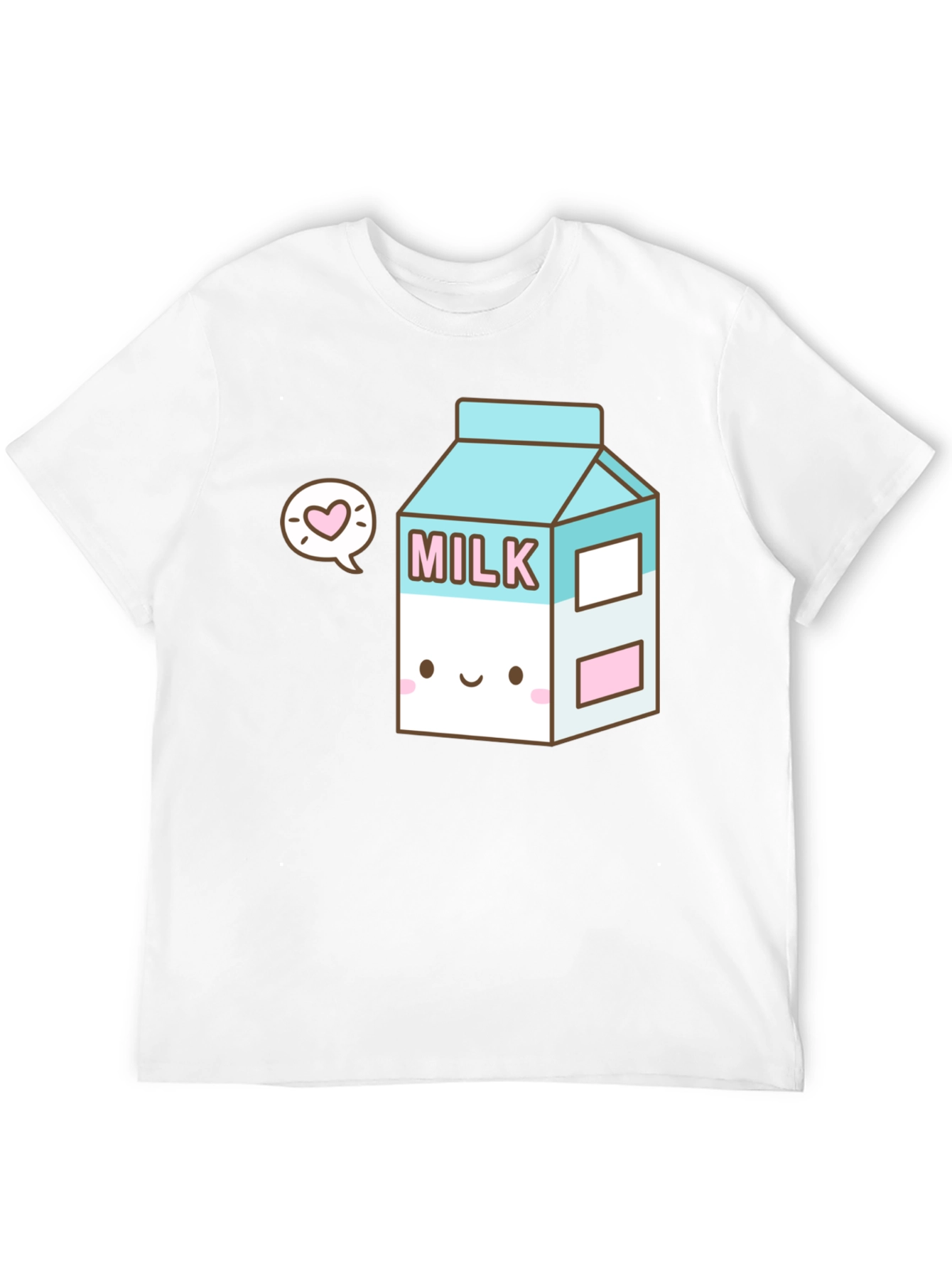 Kawaii Milk Carton T-Shirt - Cute & Unique Design
