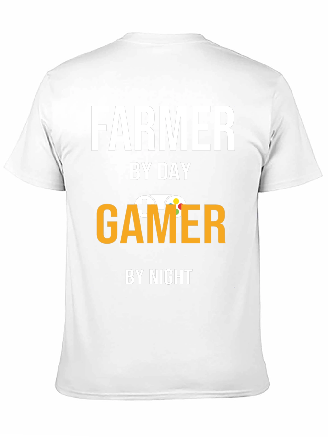Farmer By Day Gamer By Night Graphic T-Shirt