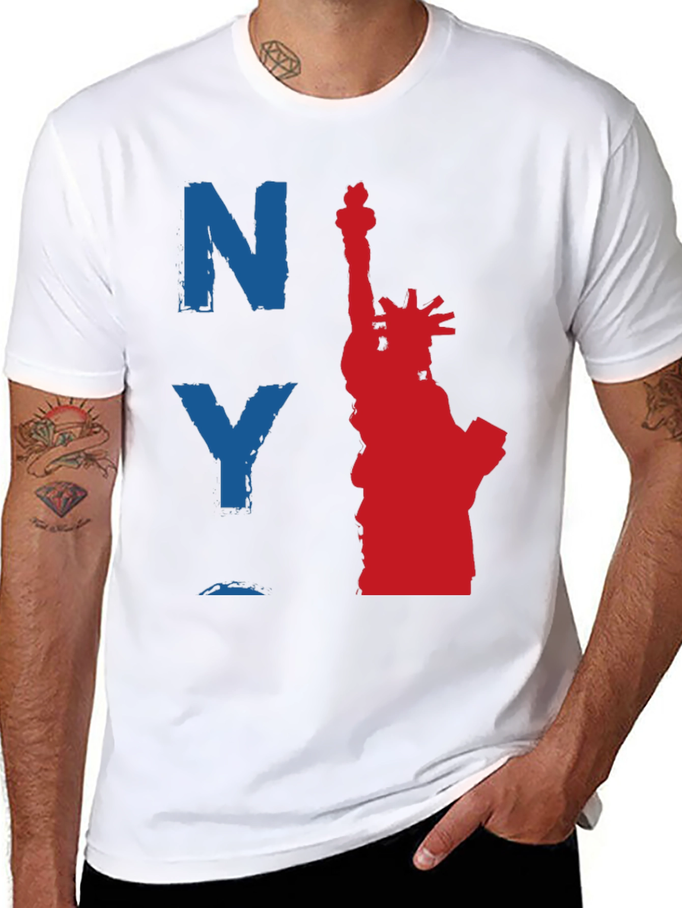 NY Statue of Liberty Graphic T-Shirt
