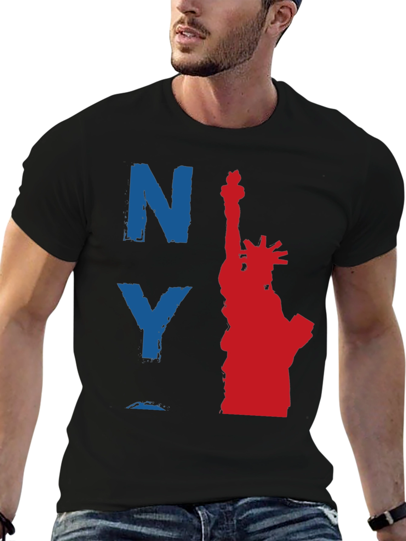 NY Statue of Liberty Graphic T-Shirt