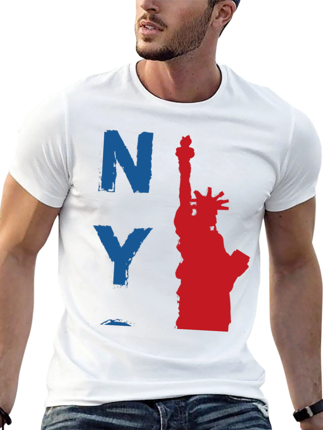 NY Statue of Liberty Graphic T-Shirt