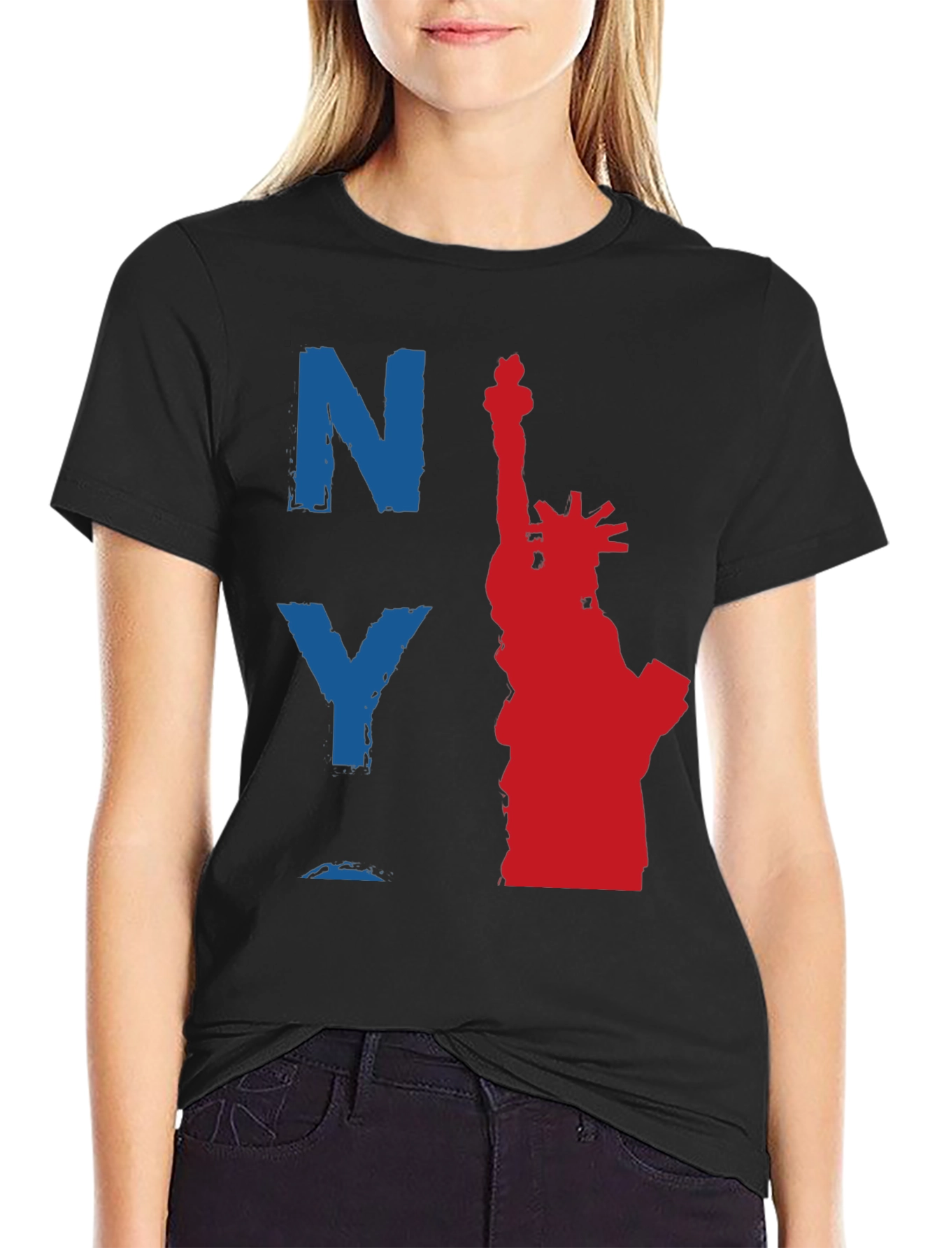 NY Statue of Liberty Graphic T-Shirt