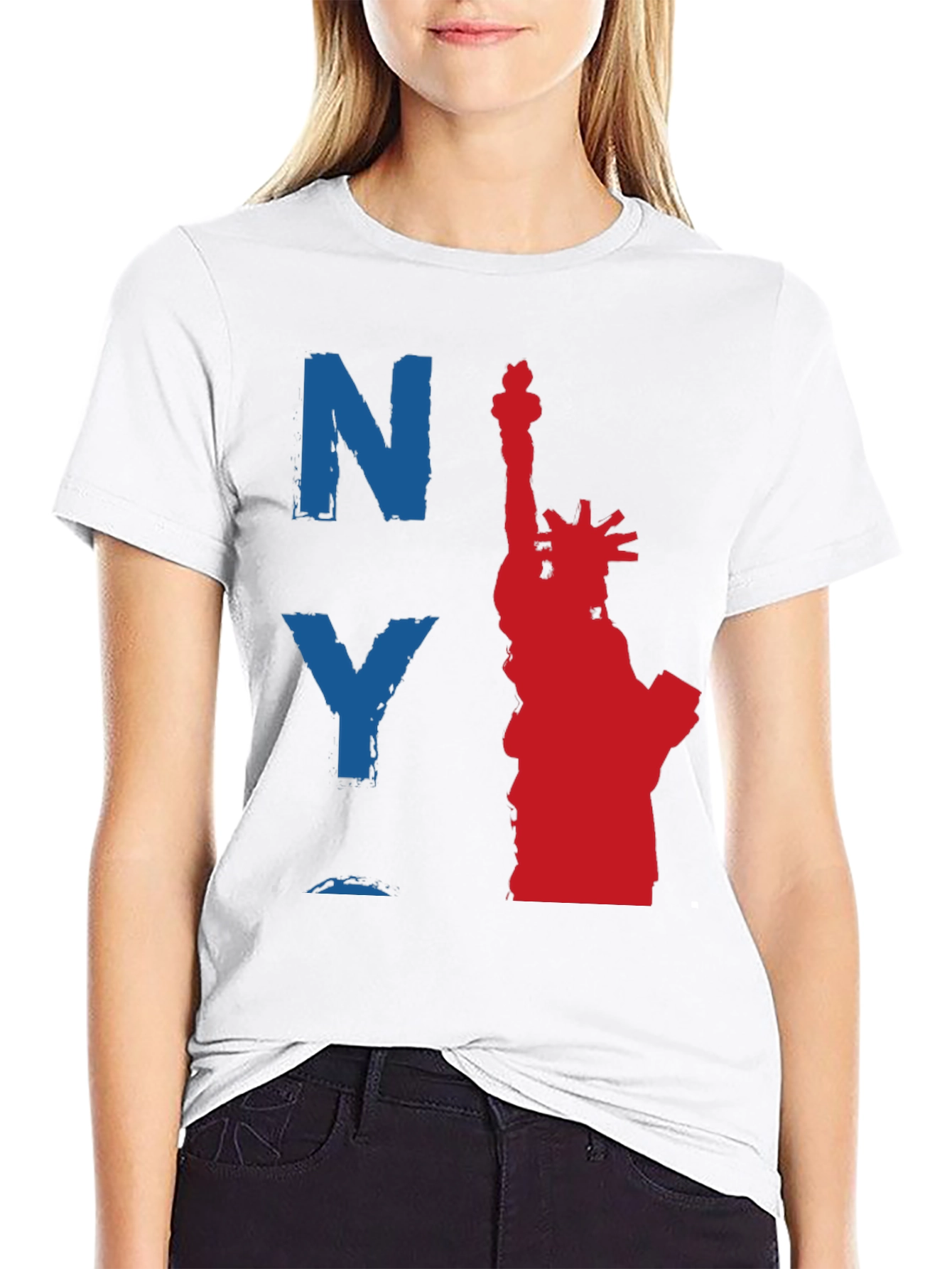 NY Statue of Liberty Graphic T-Shirt