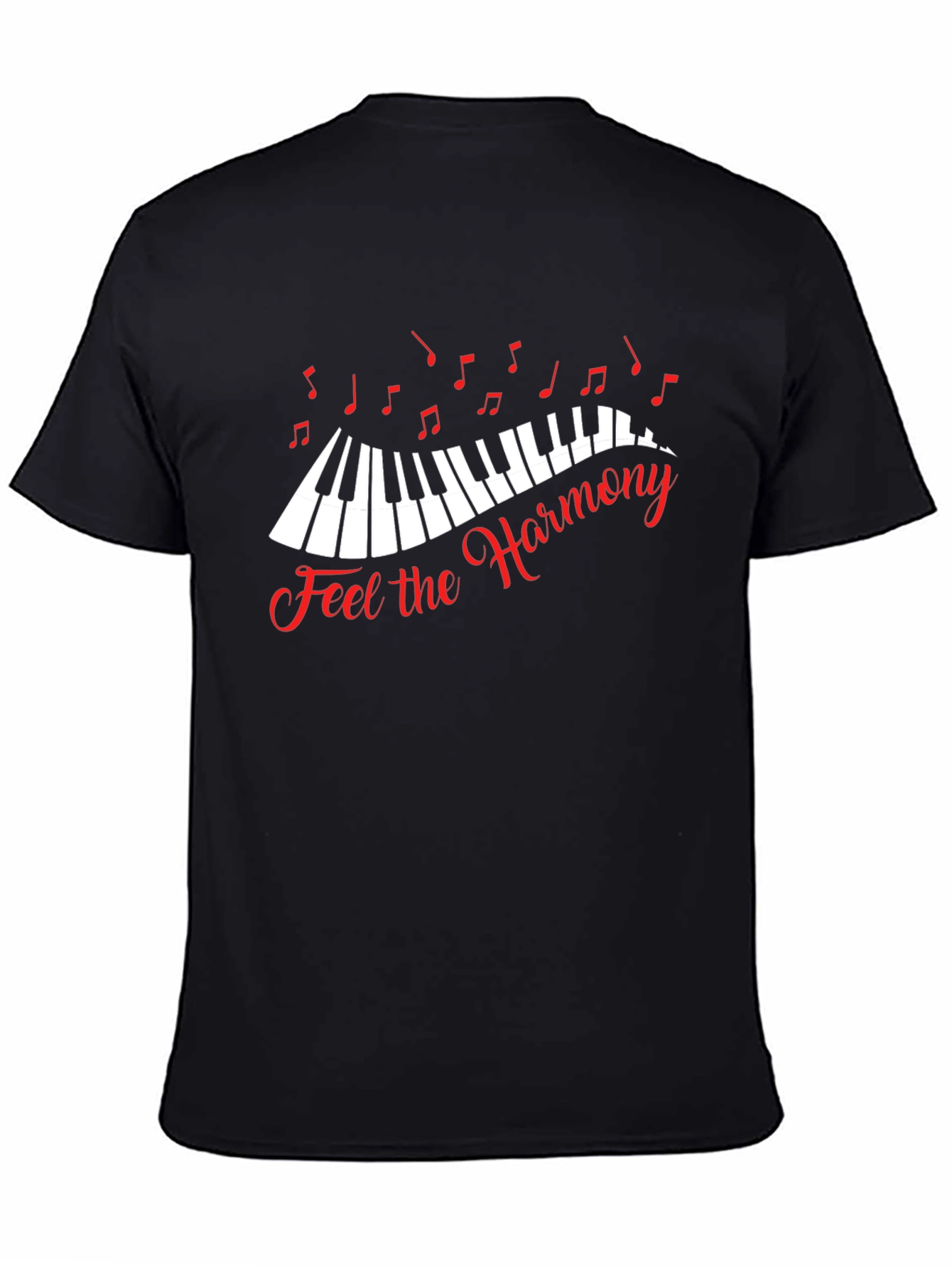 Feel the Harmony Black T-Shirt