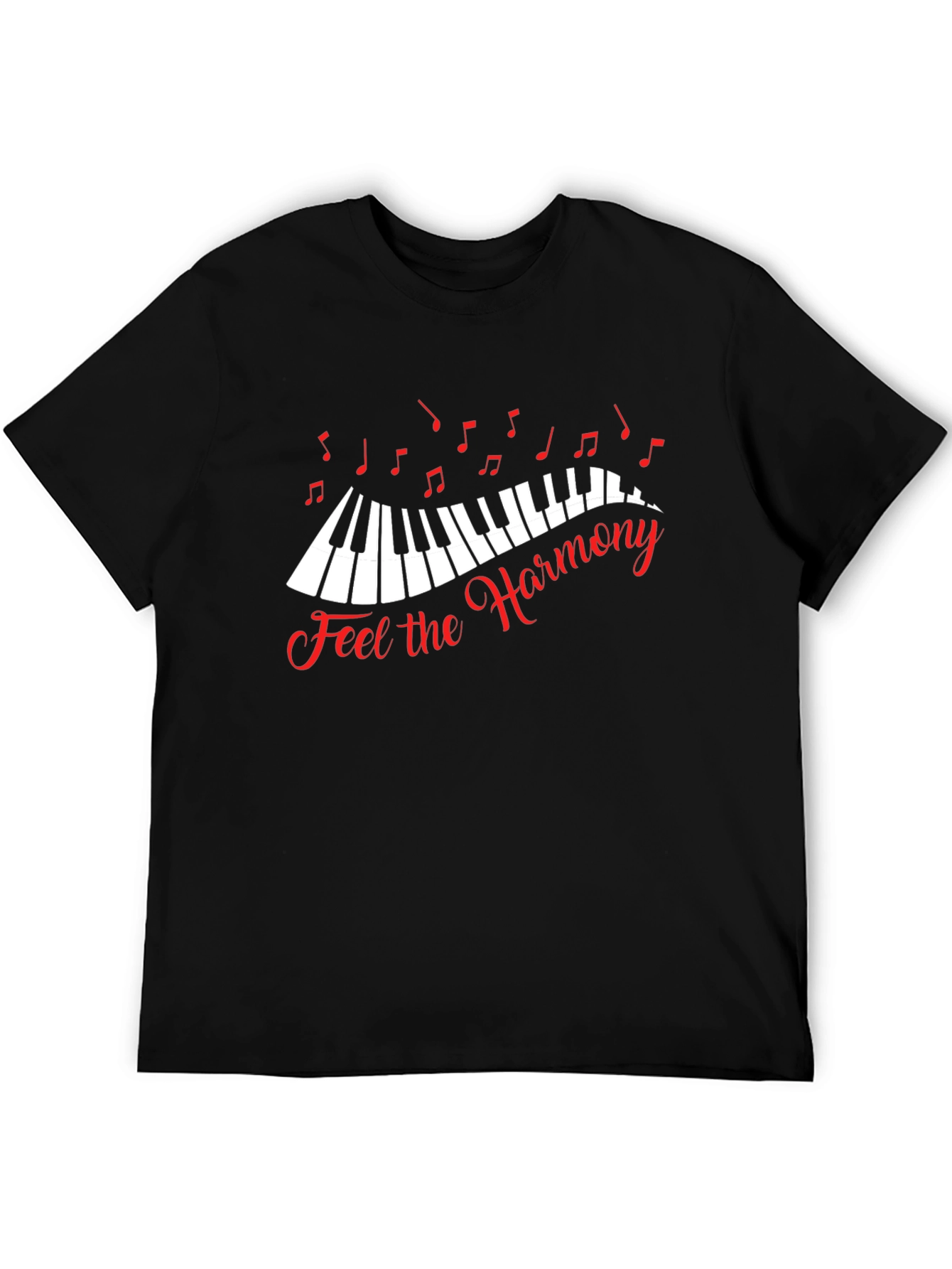 Feel the Harmony Black T-Shirt
