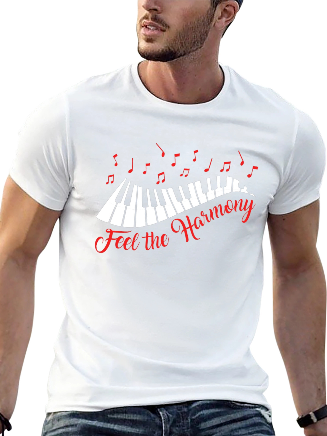 Feel the Harmony Black T-Shirt