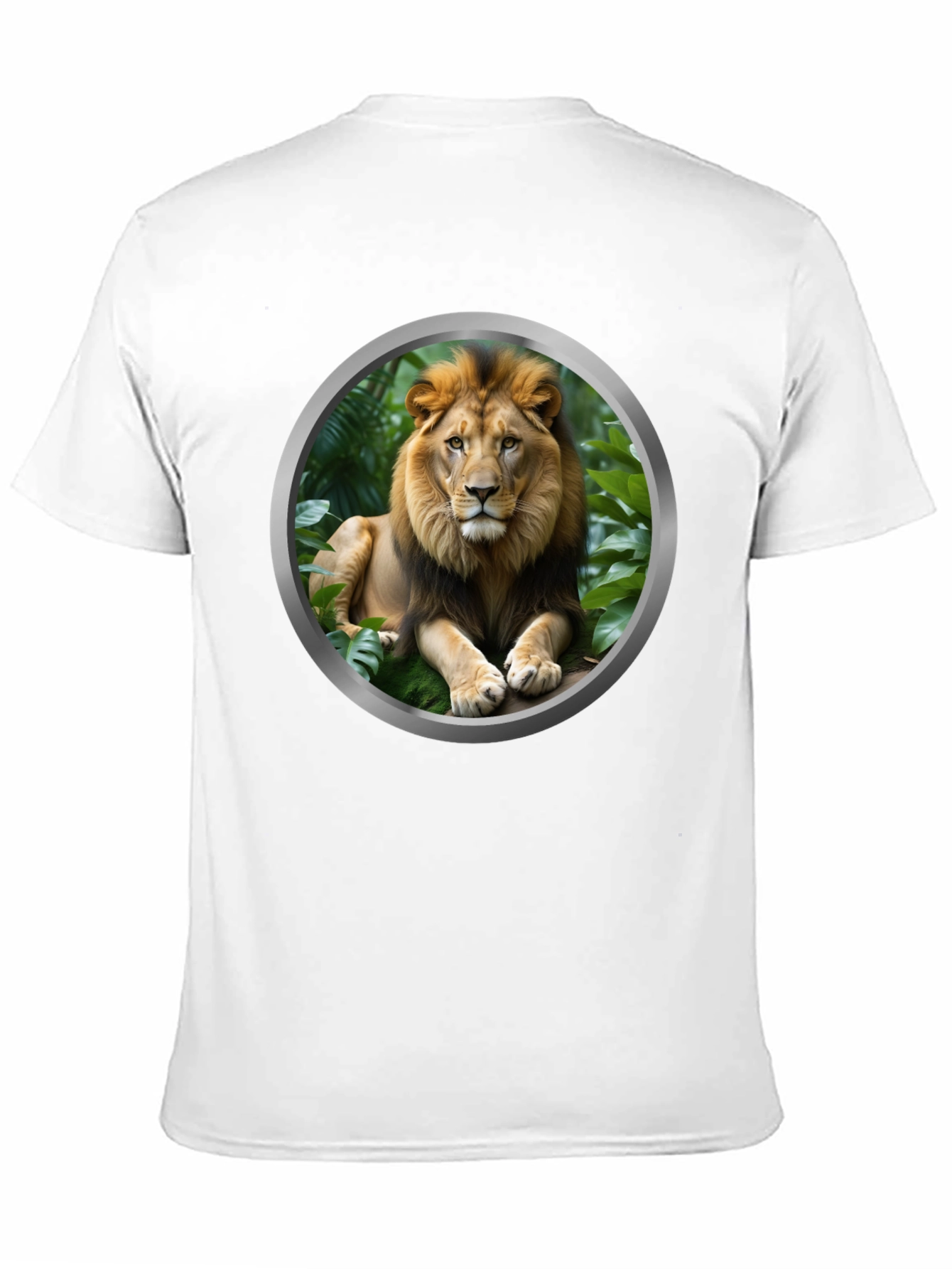 Lion Graphic Tee - Mens Black T-Shirt